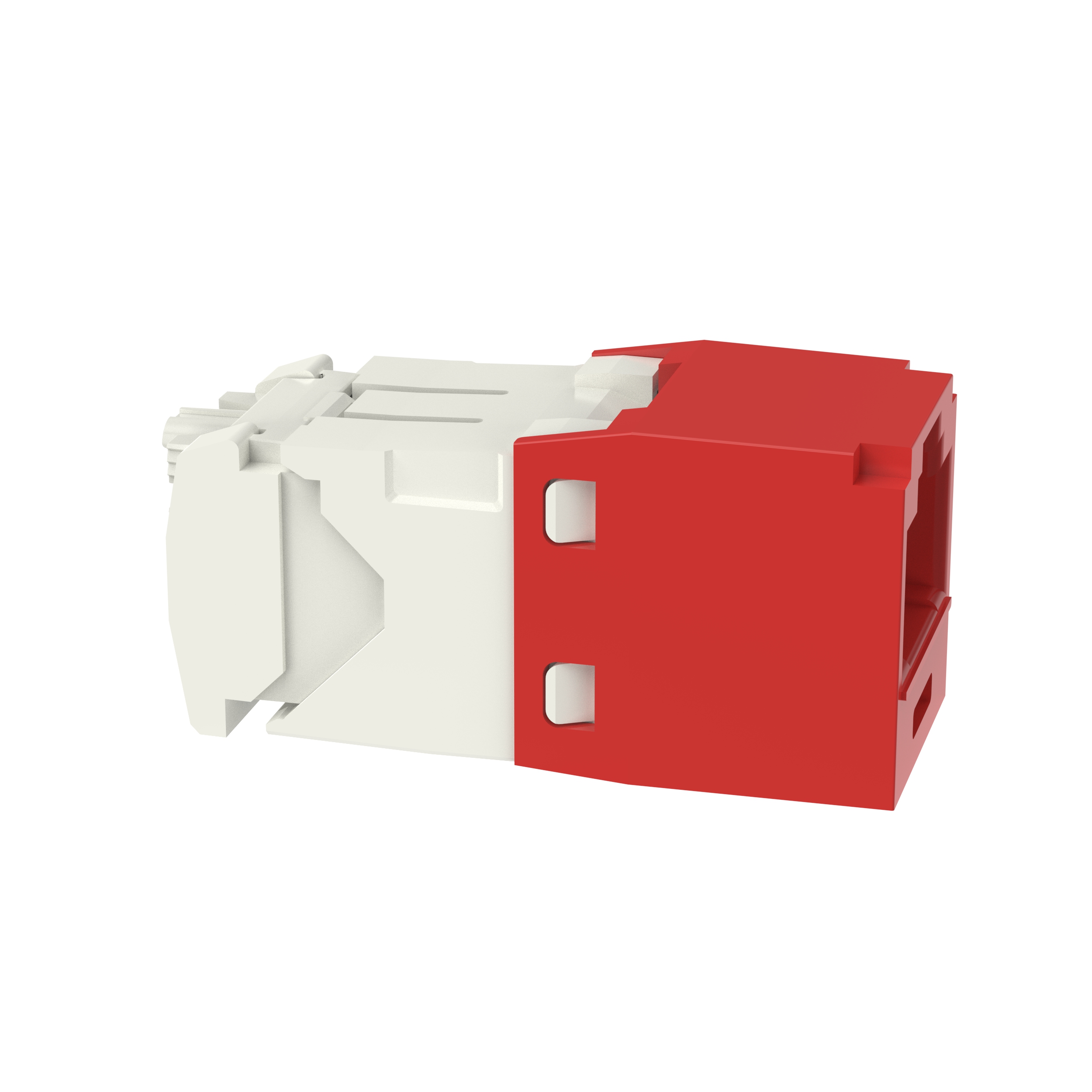 Mini-Com® UTP RJ45 Cat 6 TG Jak Modülü Korozyon Dayanımlı, Kırmızı