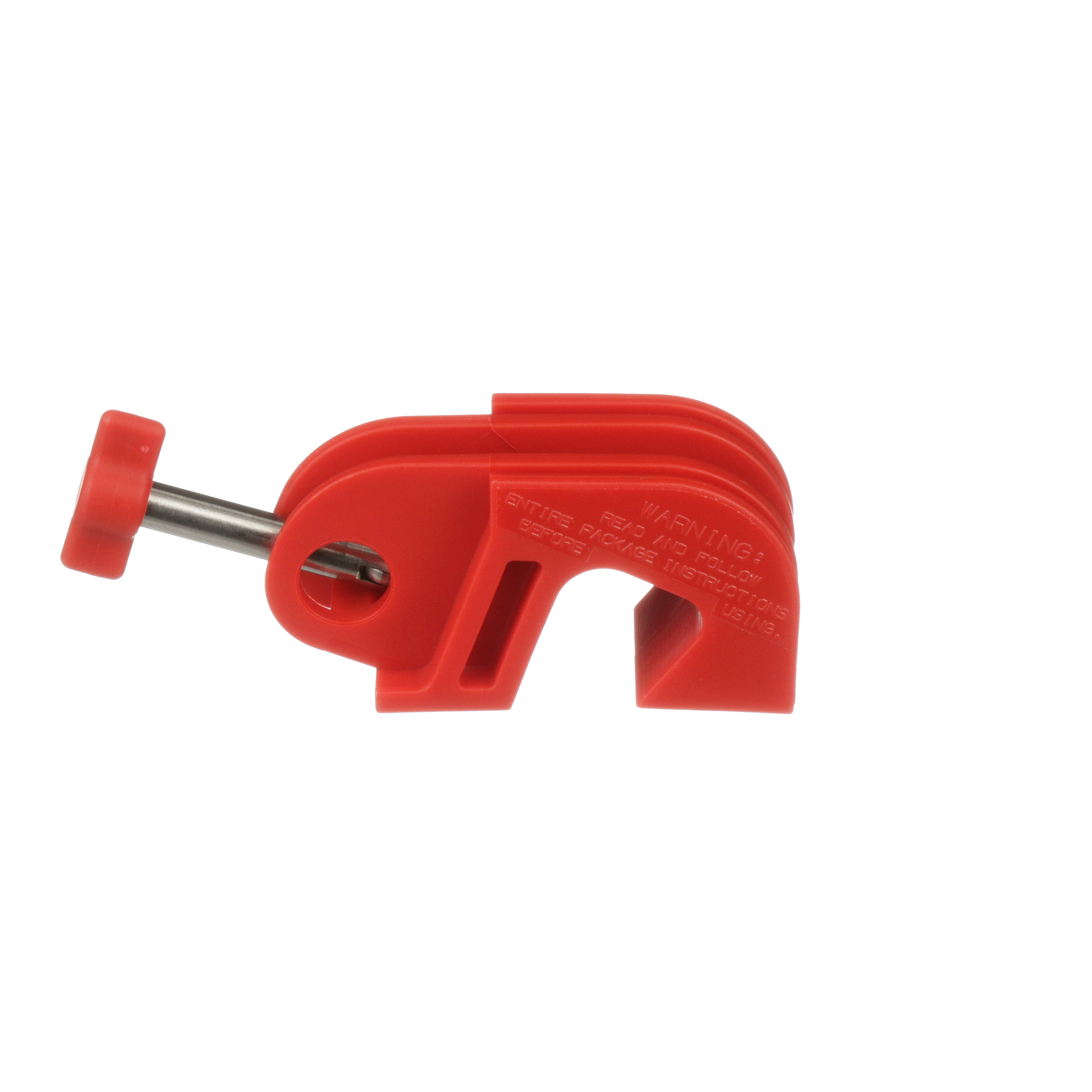 Circuit Breaker Lockout no tool,Nylon,Red,52x19mm,PK5