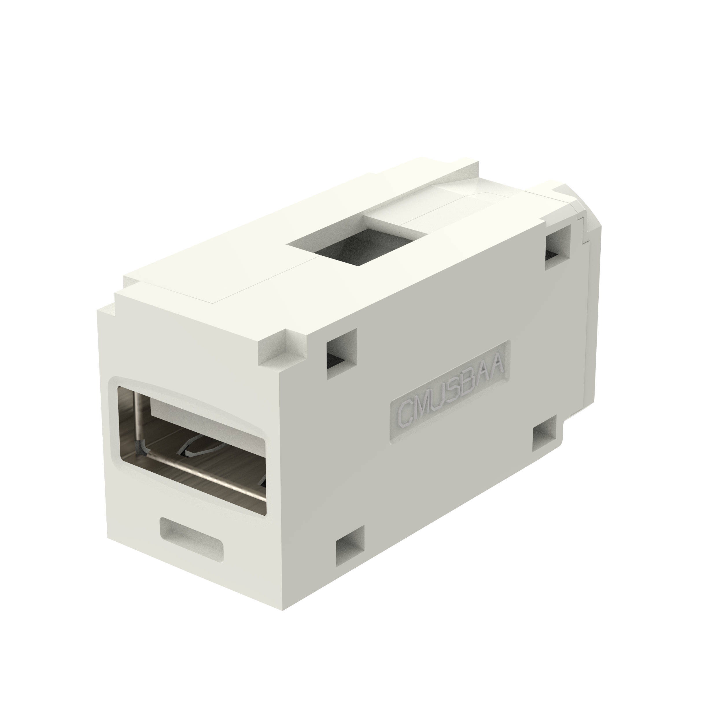Mini-Com® USB Bağlantı Elemanı, 2.0, Arktik Beyaz