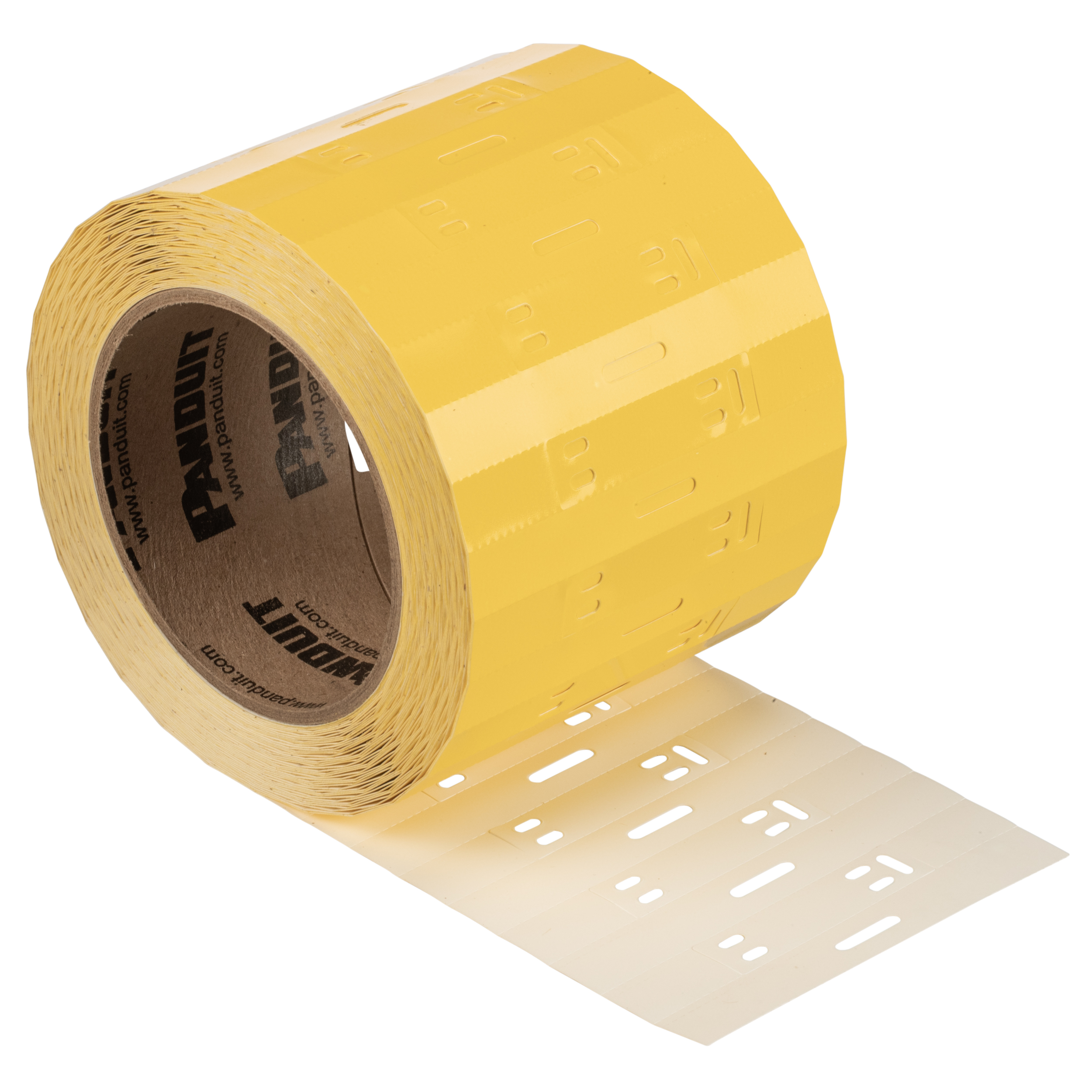 Mkr Plaka, Polyester/Oleofin, TIA Sarı, TT, 12.7x50.8mm, 500 Etiket