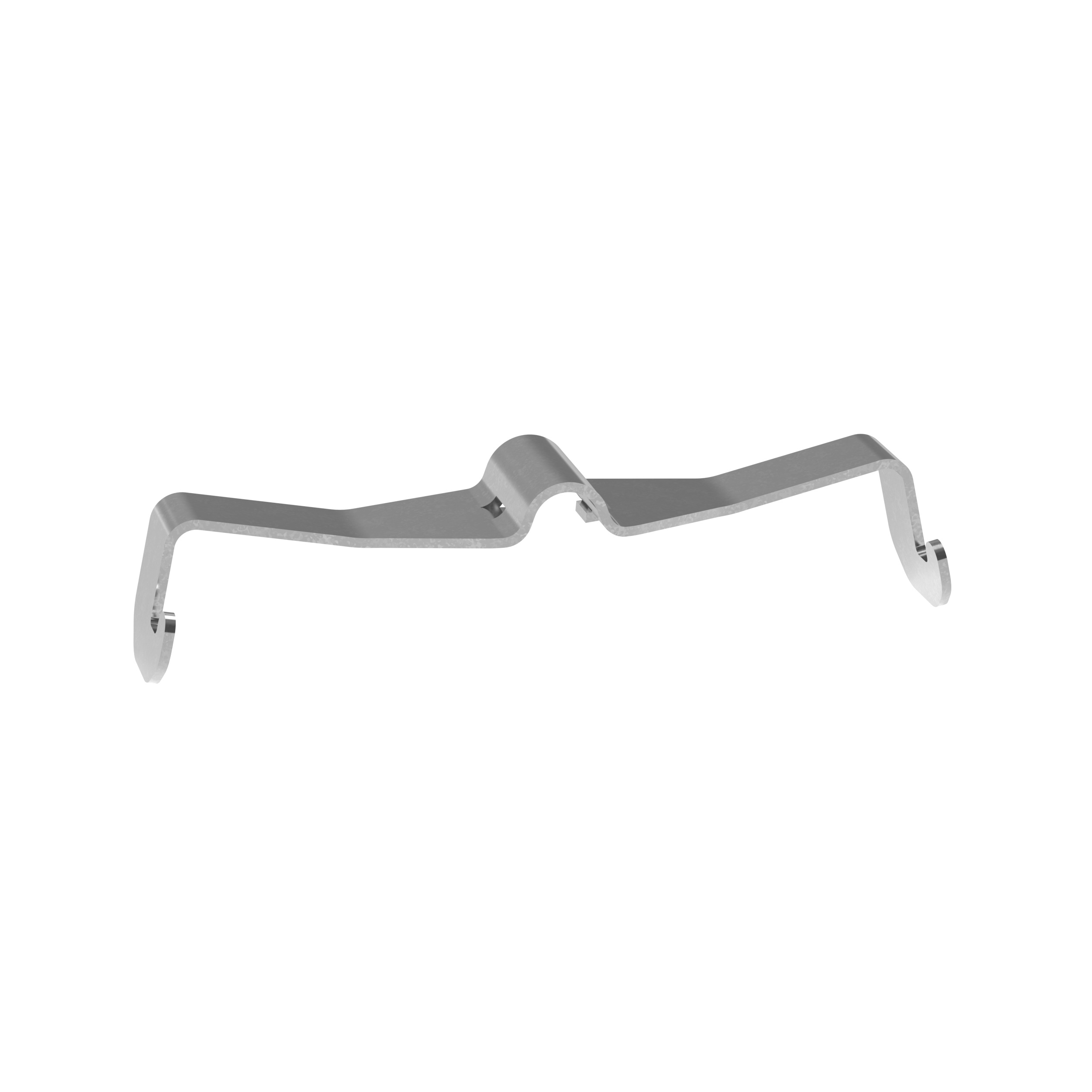 Wire Basket Strut Clip, Zinc Finish