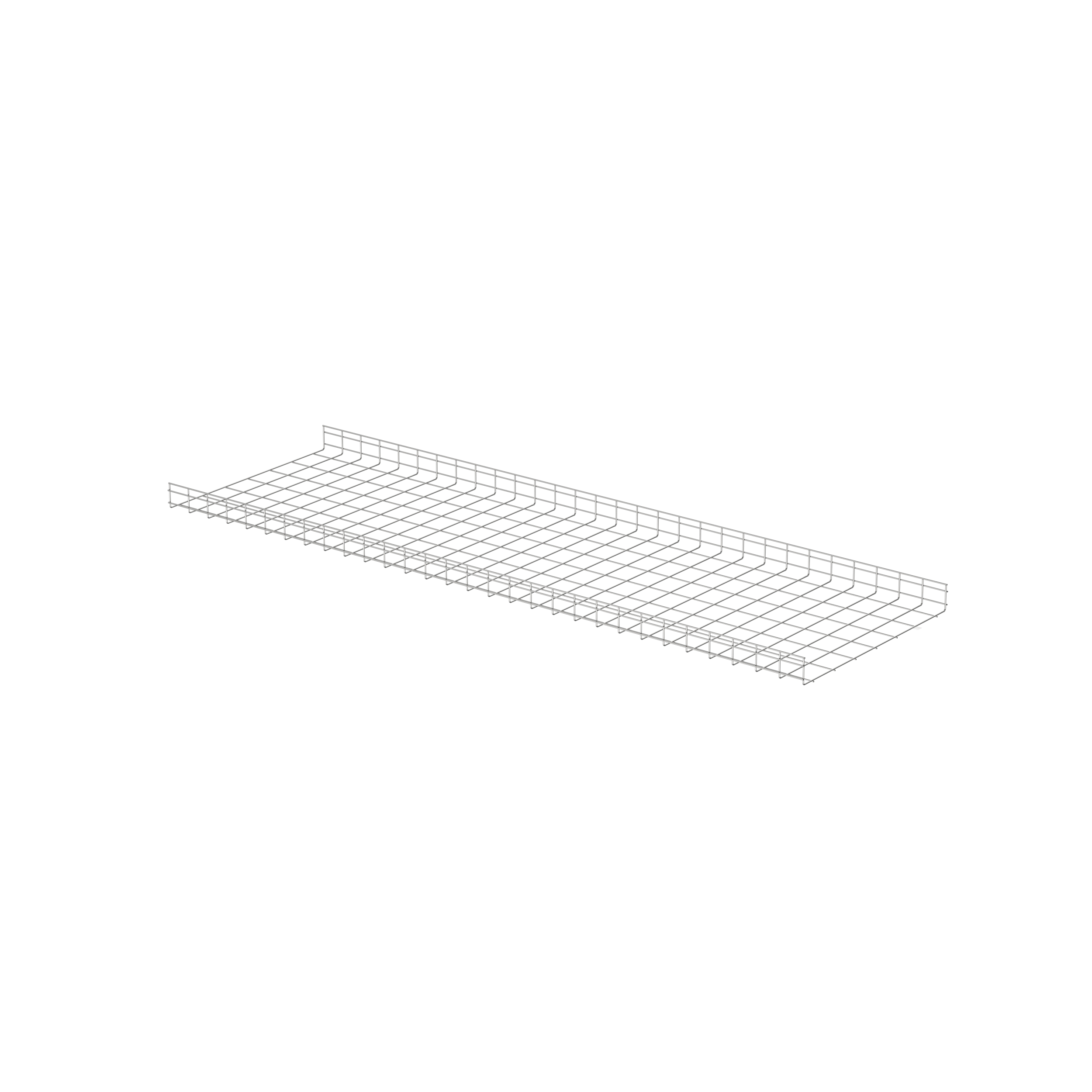 Kablo Sepeti 4" Yükseklik x 36" Genişlik, Elektro Çinko