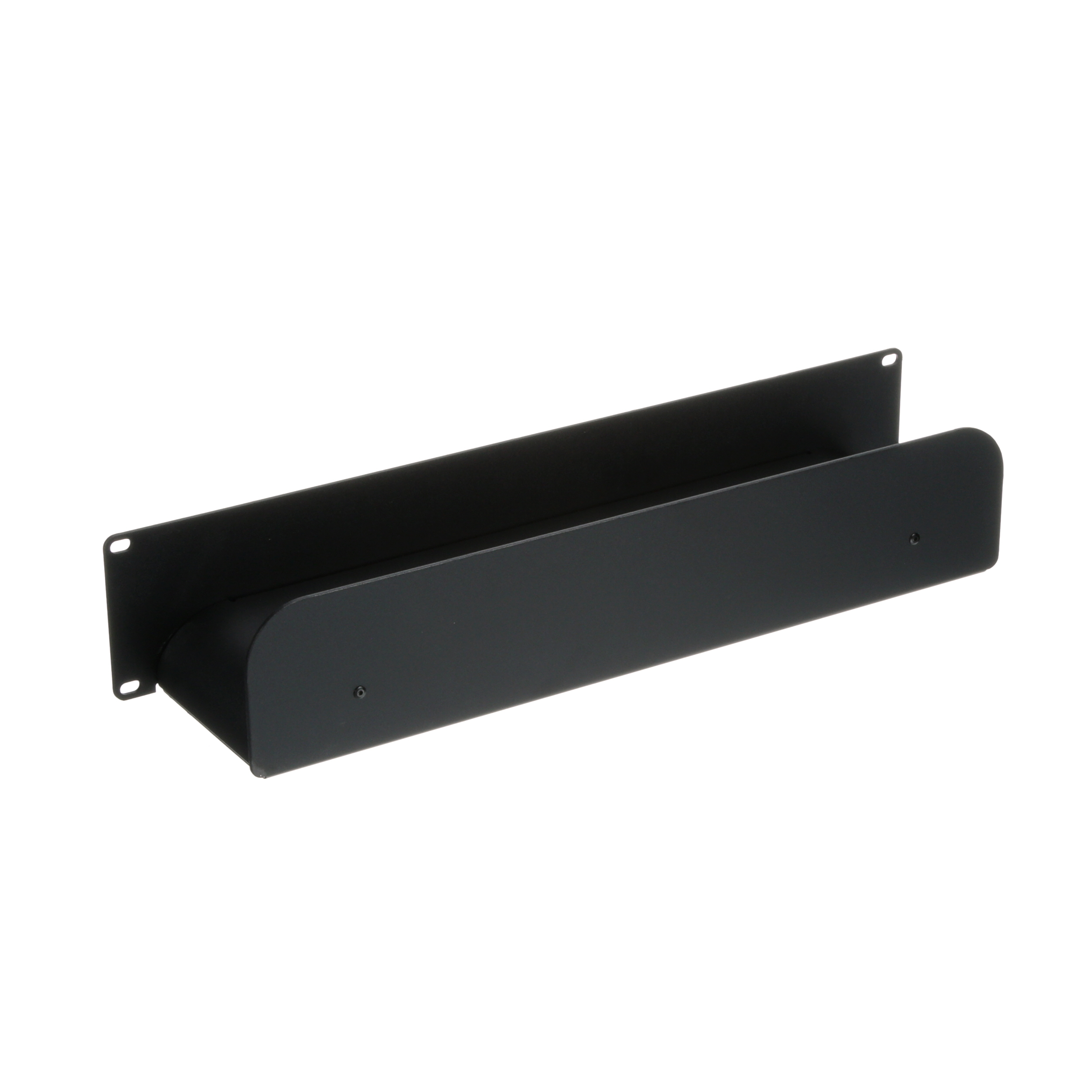 Upper Cable Routing Trough, 2 RU, Black, 4.5 in. Depth