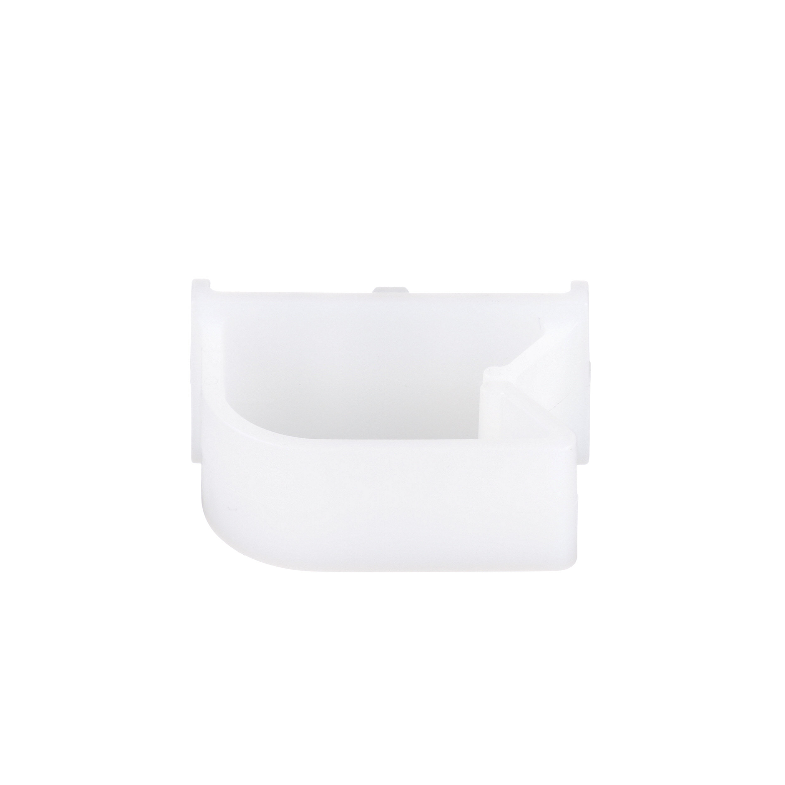 Wire Clip, Natural, PA 6.6, Push Barb, 37.3x18.5x25.4mm, PK50