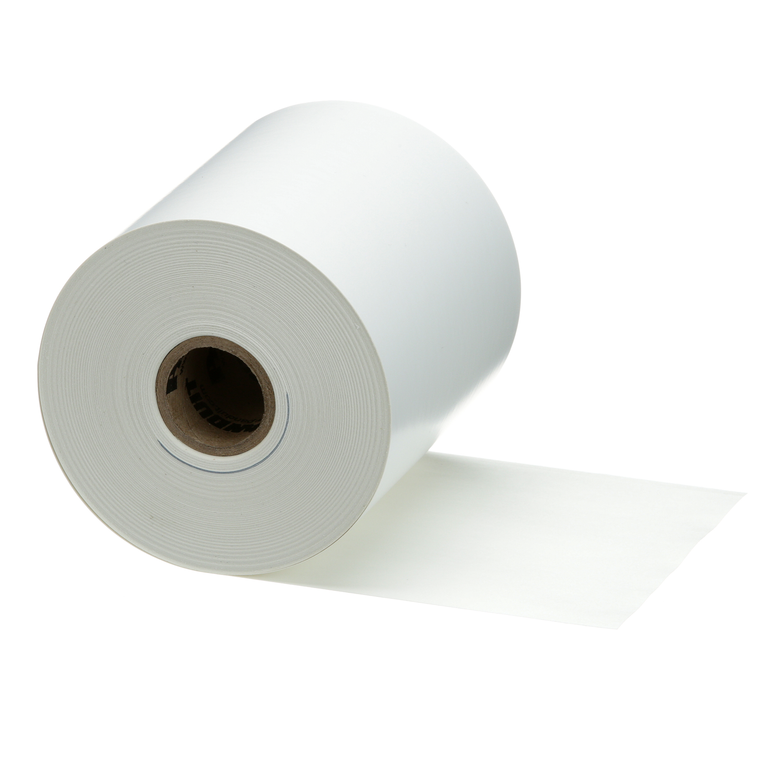 Yazdırılabilir Etiket Şeridi, Vinil, Beyaz, Termal Transfer, 101.6mm Genişlik, RL1