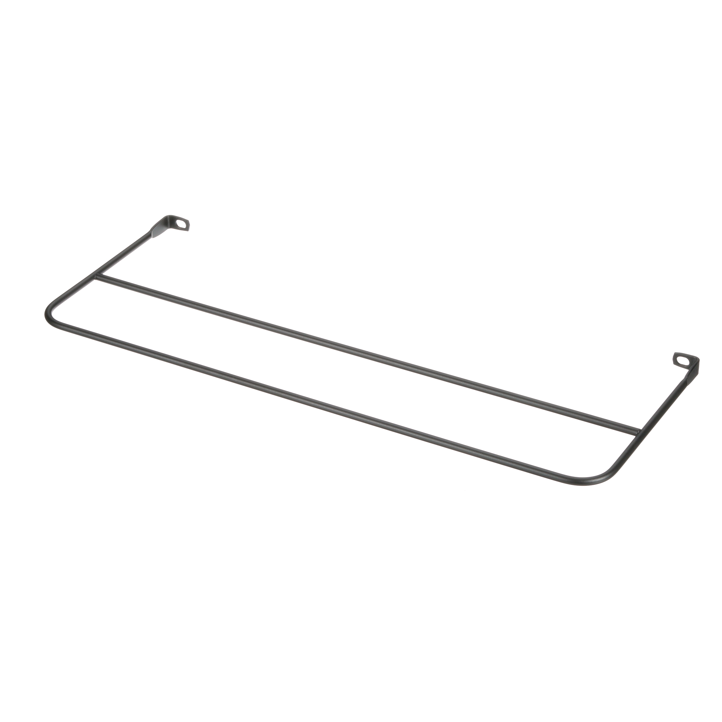 Strain relief bar, inward mounting, black