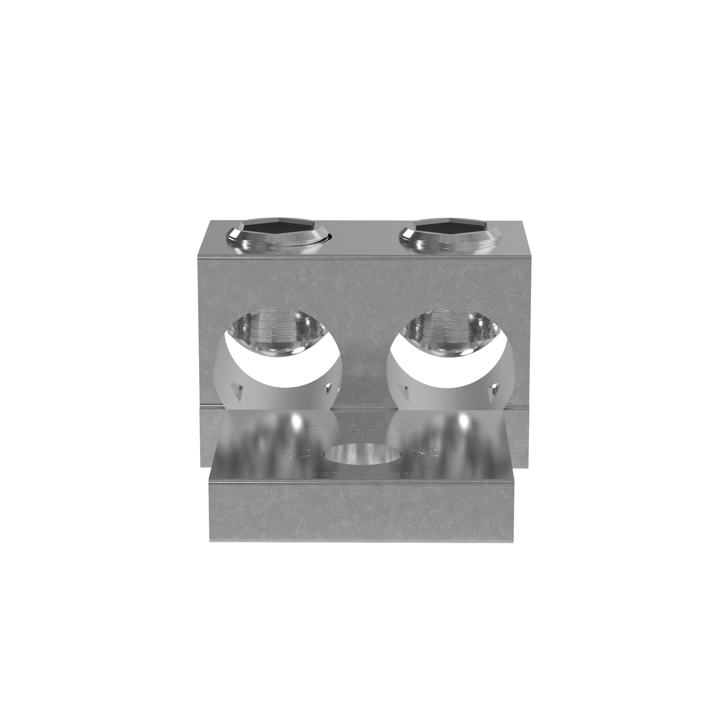 Mech Con-Lugs, 600, Kalay Kaplı Alüminyum, Yıldız, Tek 12.7mm Somun, Paket 6