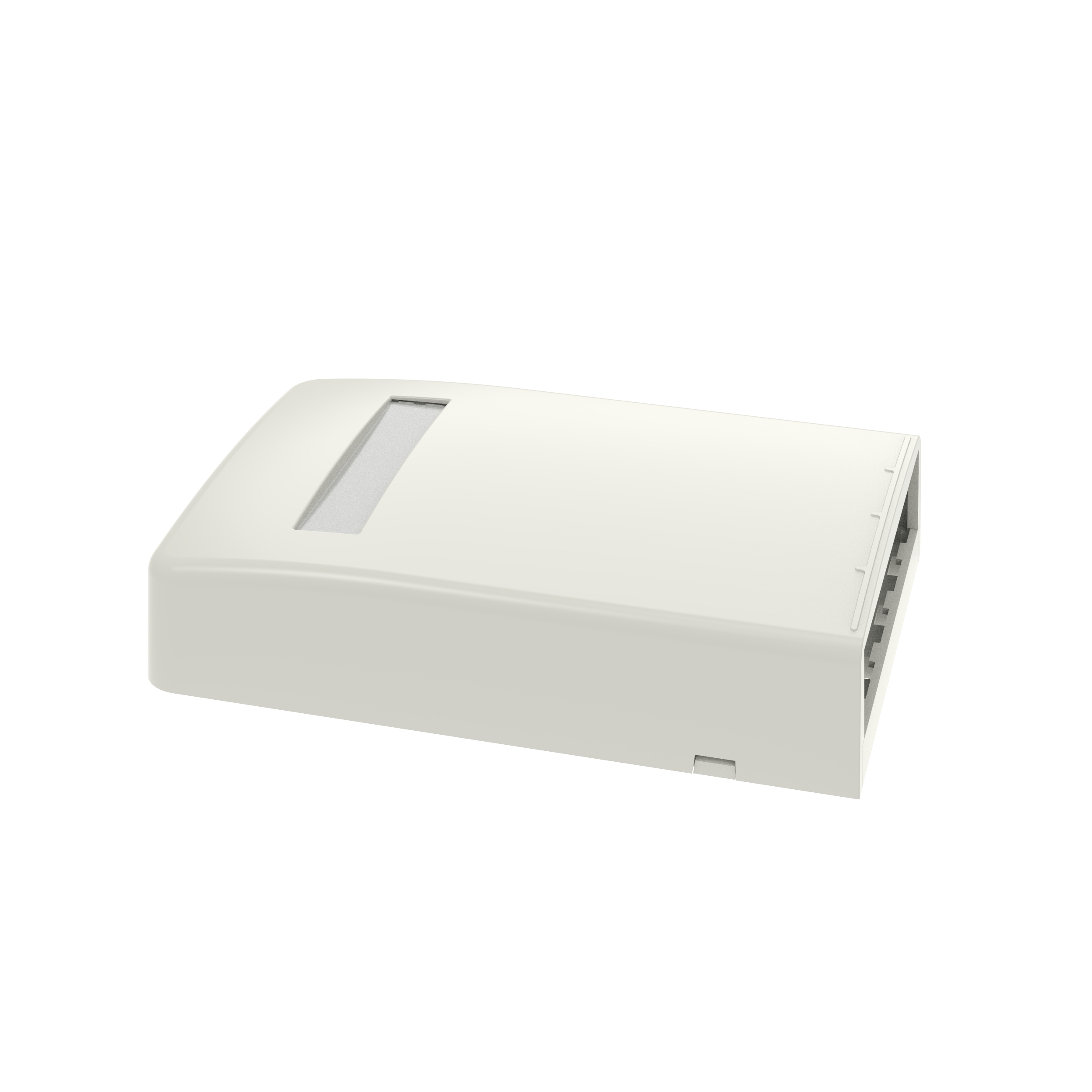 Mini-Com® Yüzey Montaj Kutusu, 4 Port, Krem Beyazı
