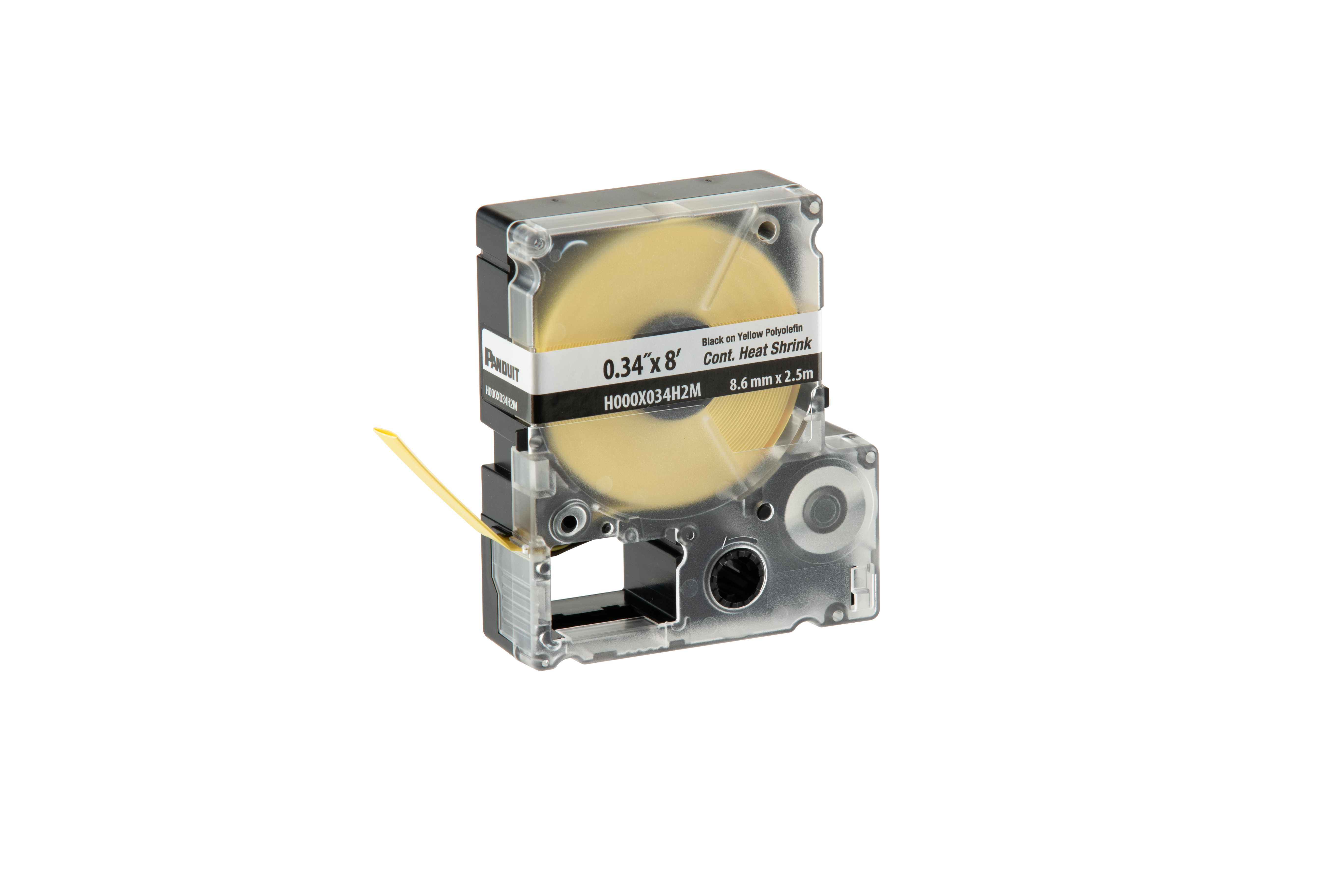 MP Yazıcı Termo Büzülmeli Etiket, Poliolefin, Sarı, 9.3mm Genişlik