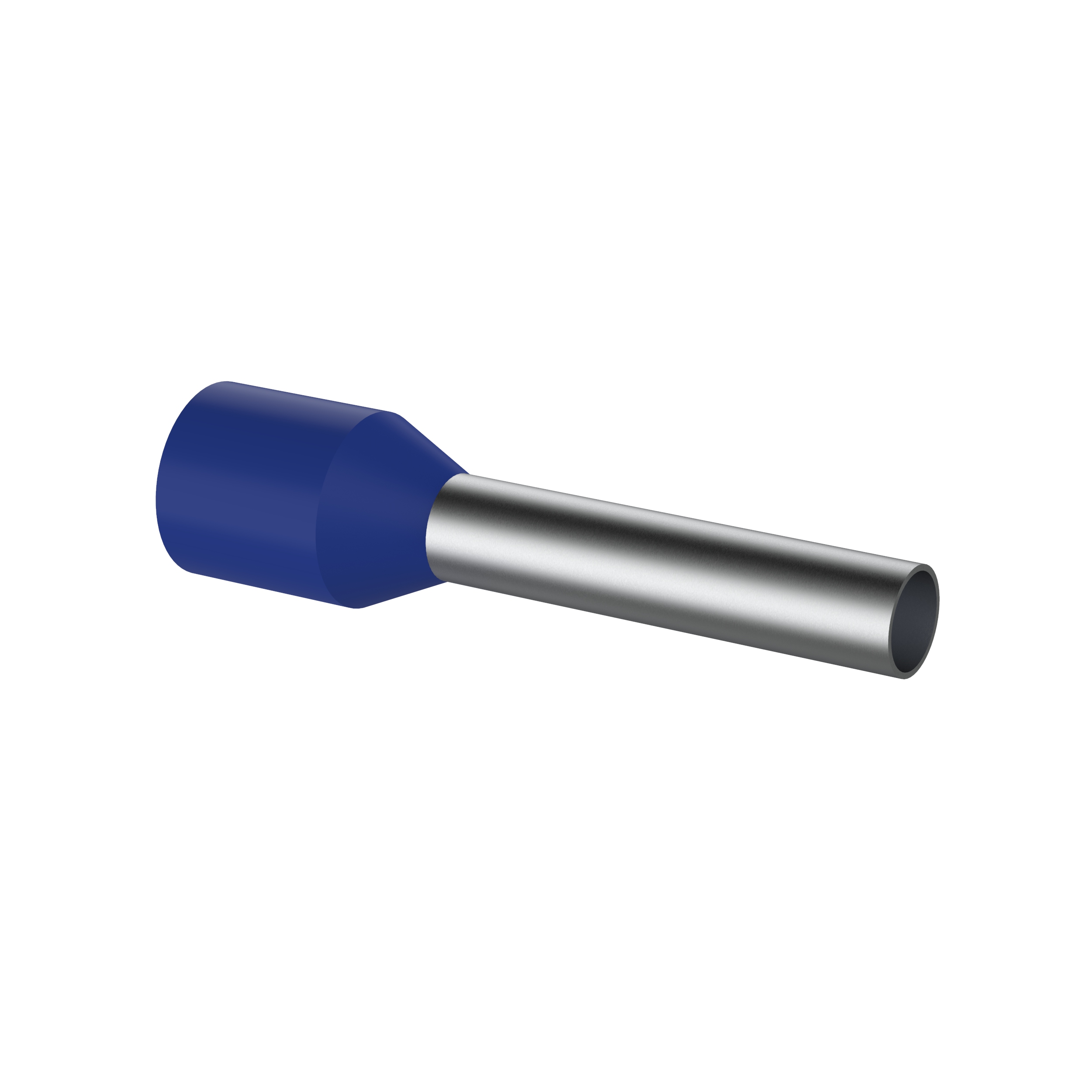 Tek tel sıyırıcı, Mavi, 2.5mm² Tel, 12mm Pin Uzunluğu, 500'lü Paket