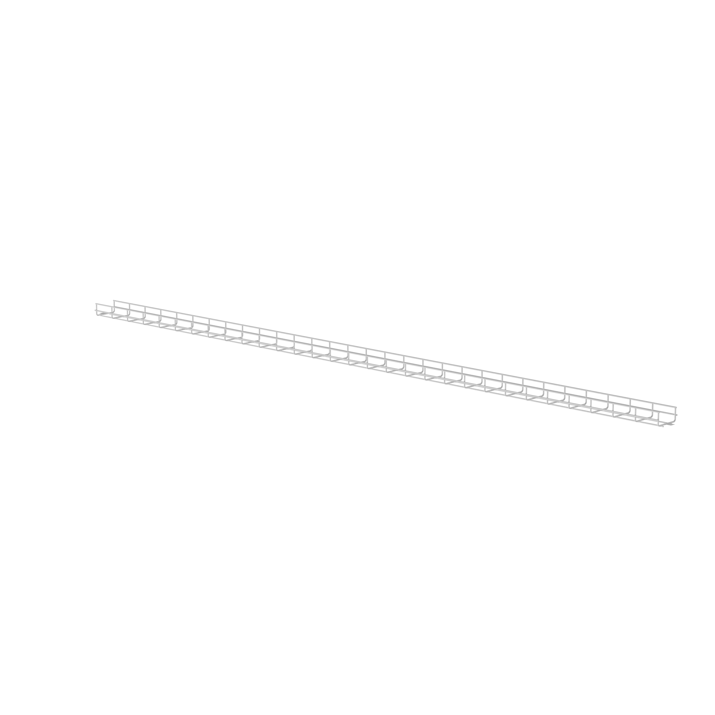 Kablo Sepeti 2" Y x 4" G, Beyaz Toz Kaplı