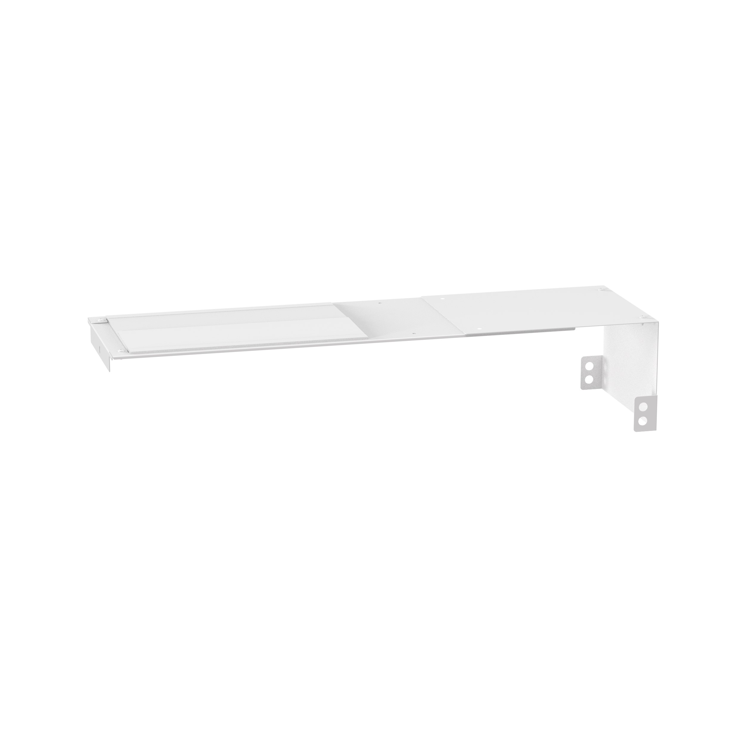 PR2V Üst Kapak 10" Genişlik Ayarlanabilir Derinlik 30" ila 36", Beyaz