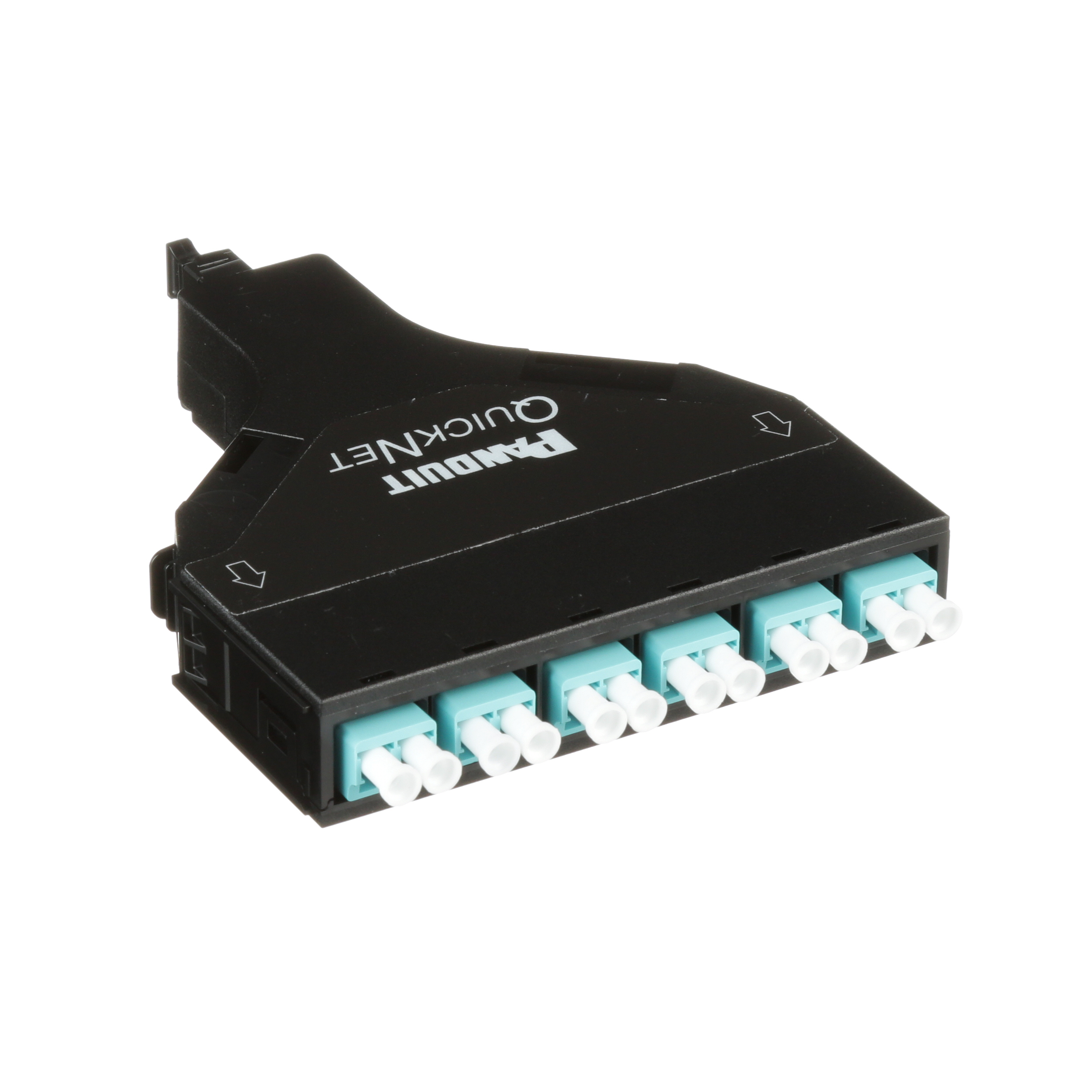 QuickNet™ SFQ MPO-LC Kaset, OM3, 12 Fiber, Yöntem A