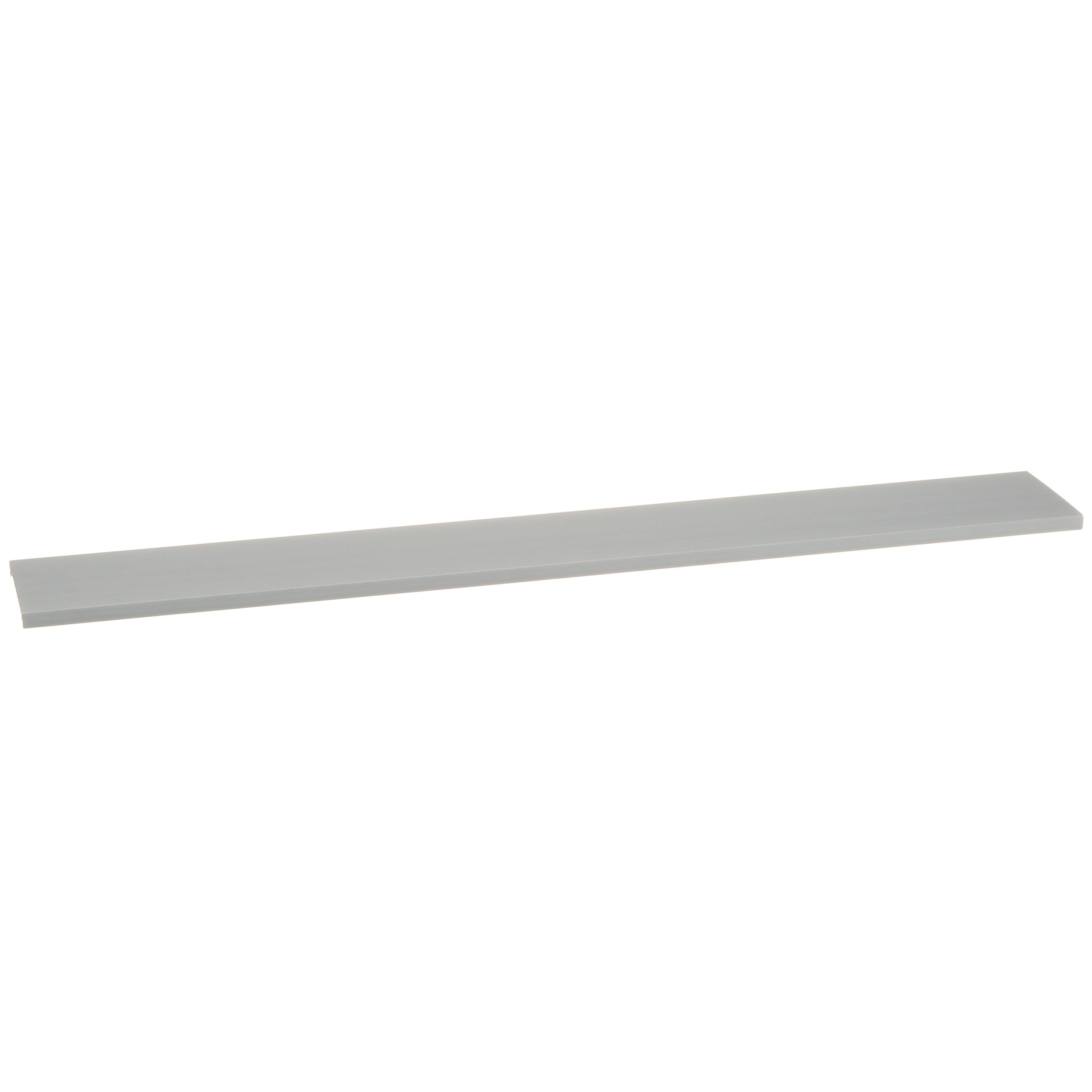 Düz Kanal Kapağı, Açık Gri, PVC, 9.4x82.6mm