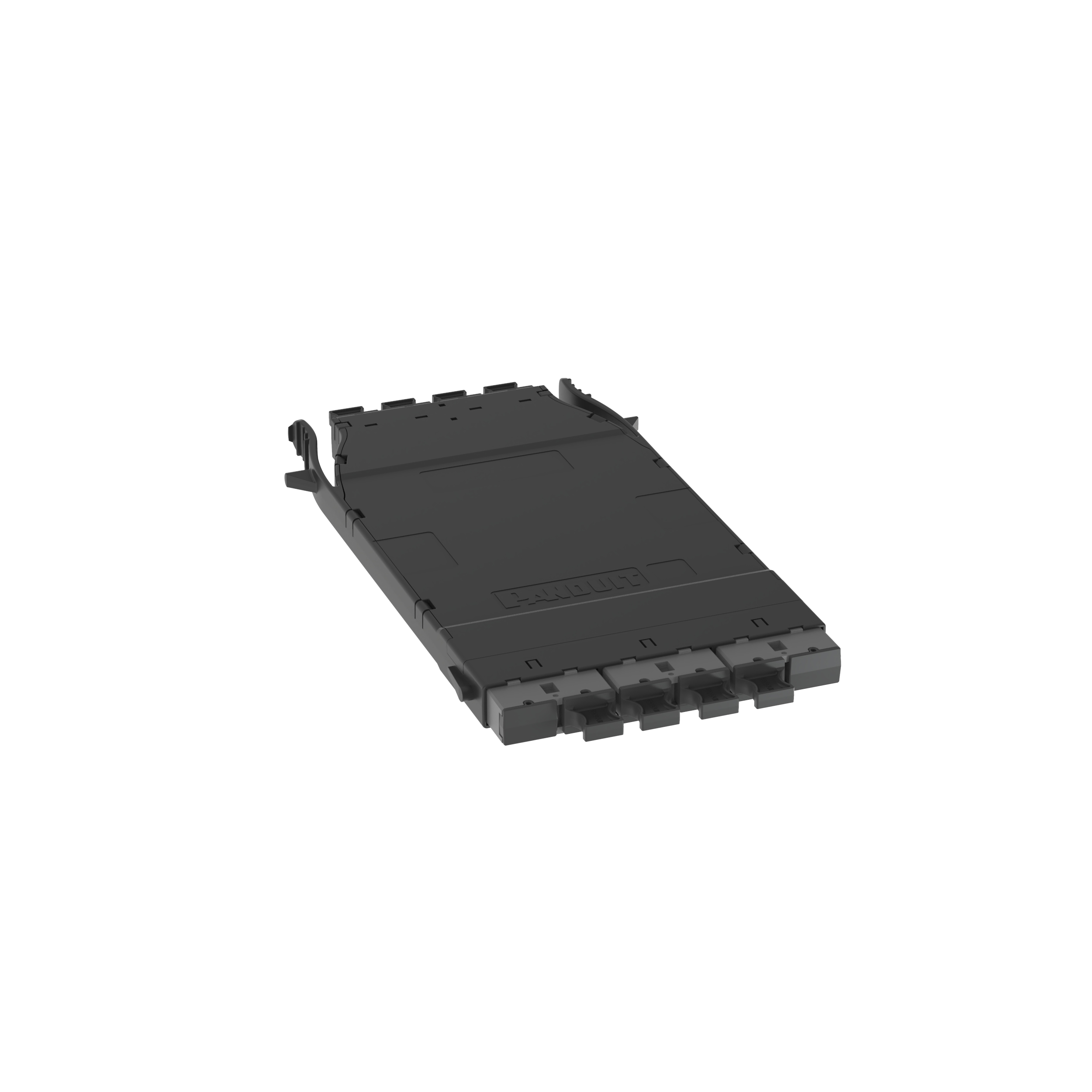 Mesh Cassette OS2, 4x8F male MPO to 4x8F male MPO, Std IL