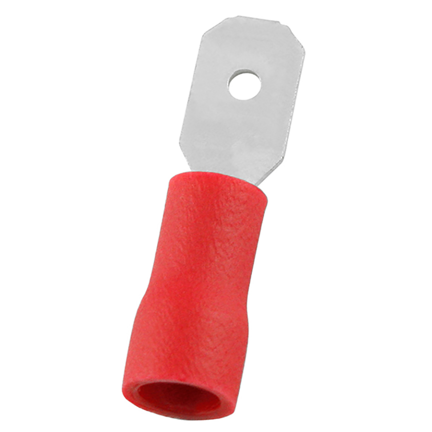 StrongHold™ Erkek Kesici Terminal, vinil yalıtımlı, 22 - 16 AWG, .187 x .032 taban boyutu