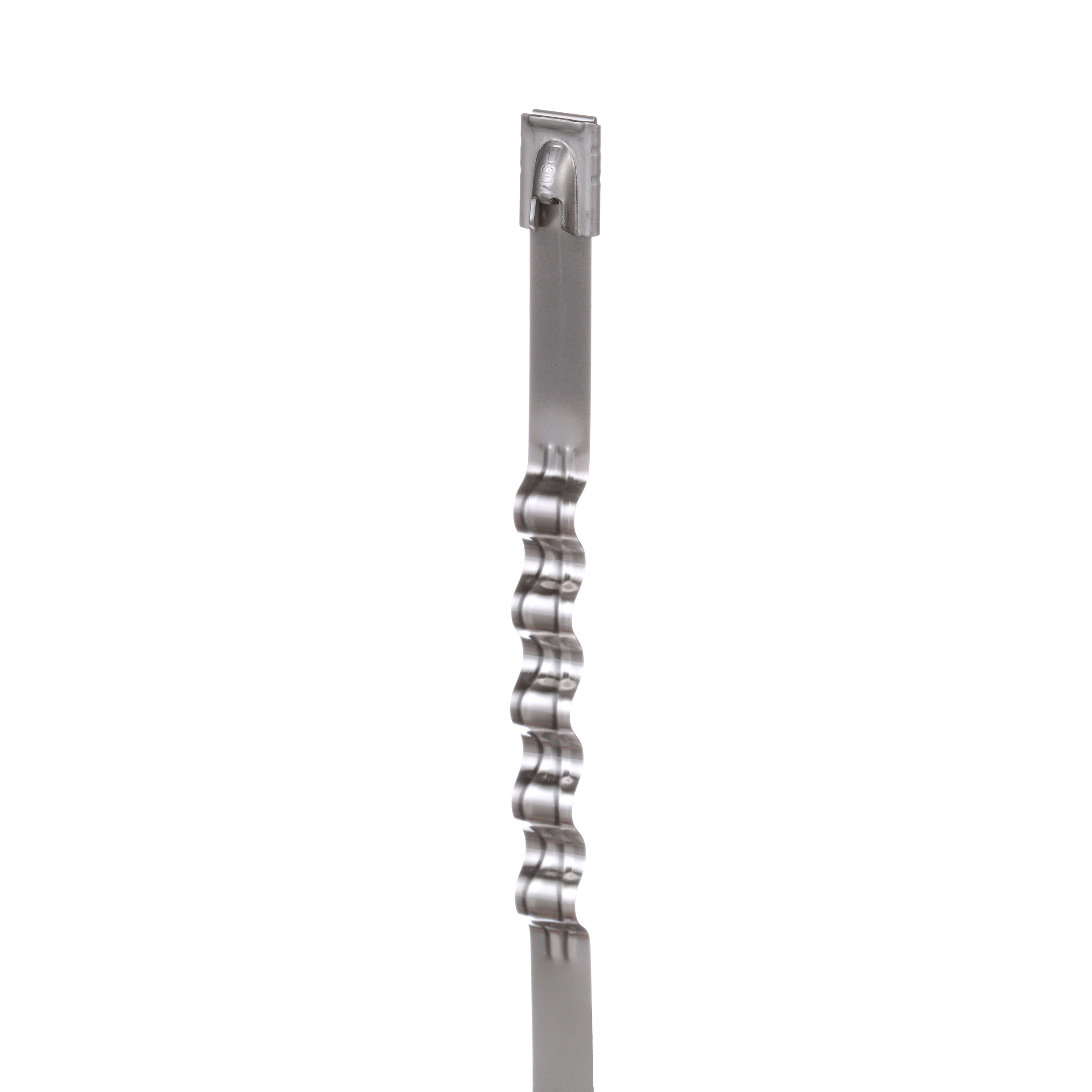 Dalgalı Kablo Bağı, Paslanmaz Çelik 304, Doğal, 101.6x7.9mm, 50'li Paket
