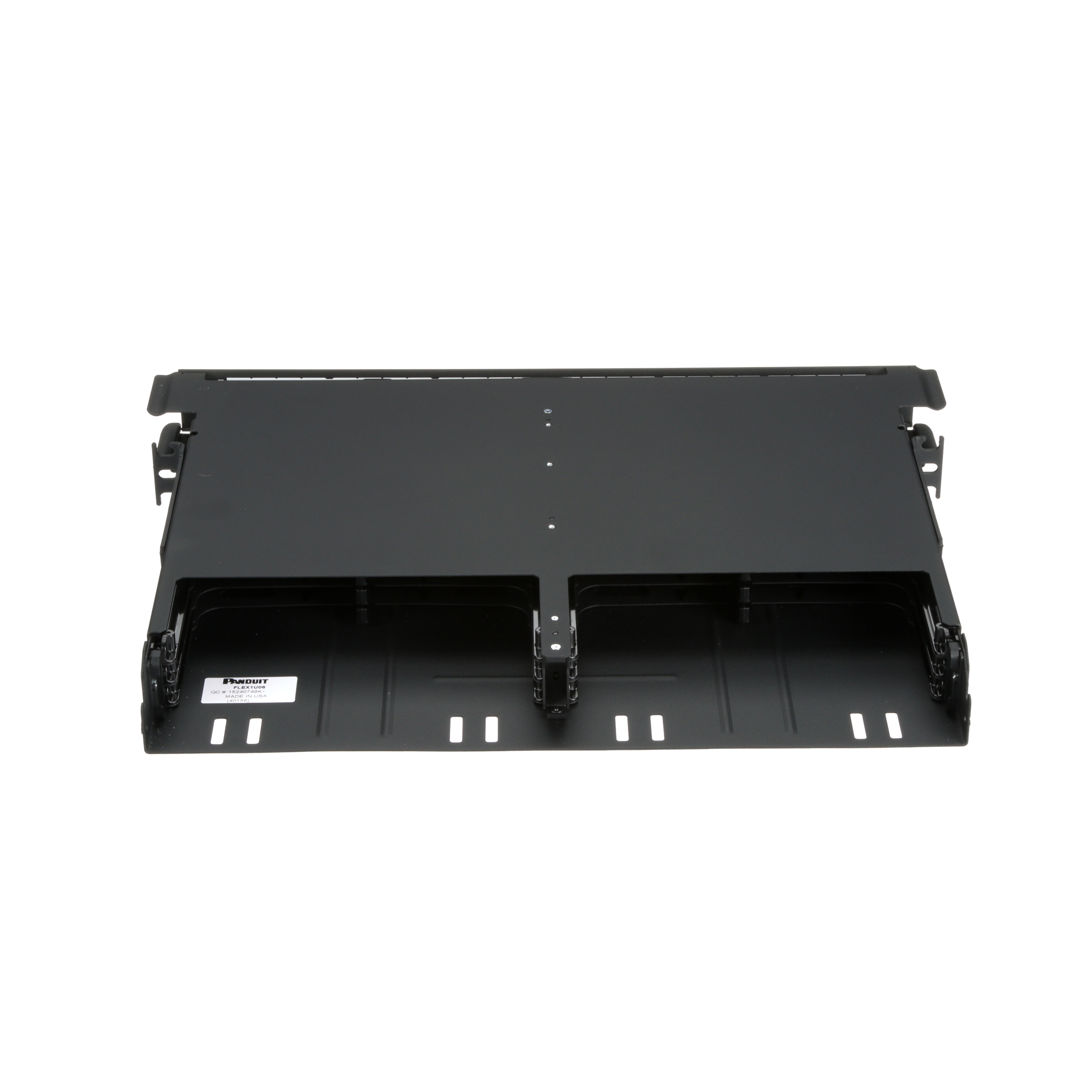 HD Flex™ Fiber Kasa, 1 RU, 6 Port, Siyah