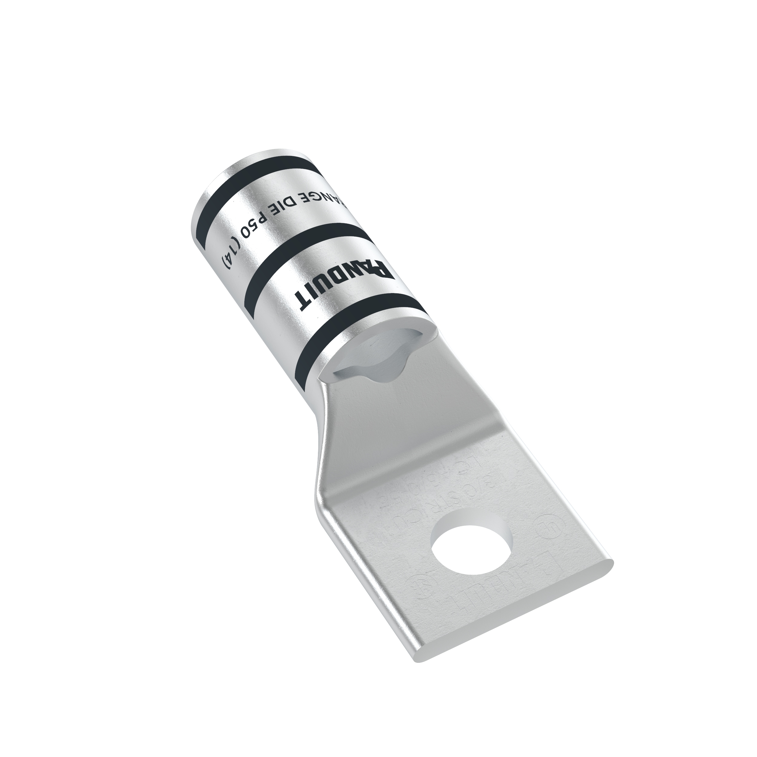Bağlantı Muhafaza, 3/0, Kalay Kaplı Bakır, Düz, Tek 7.9mm Somun, PK10
