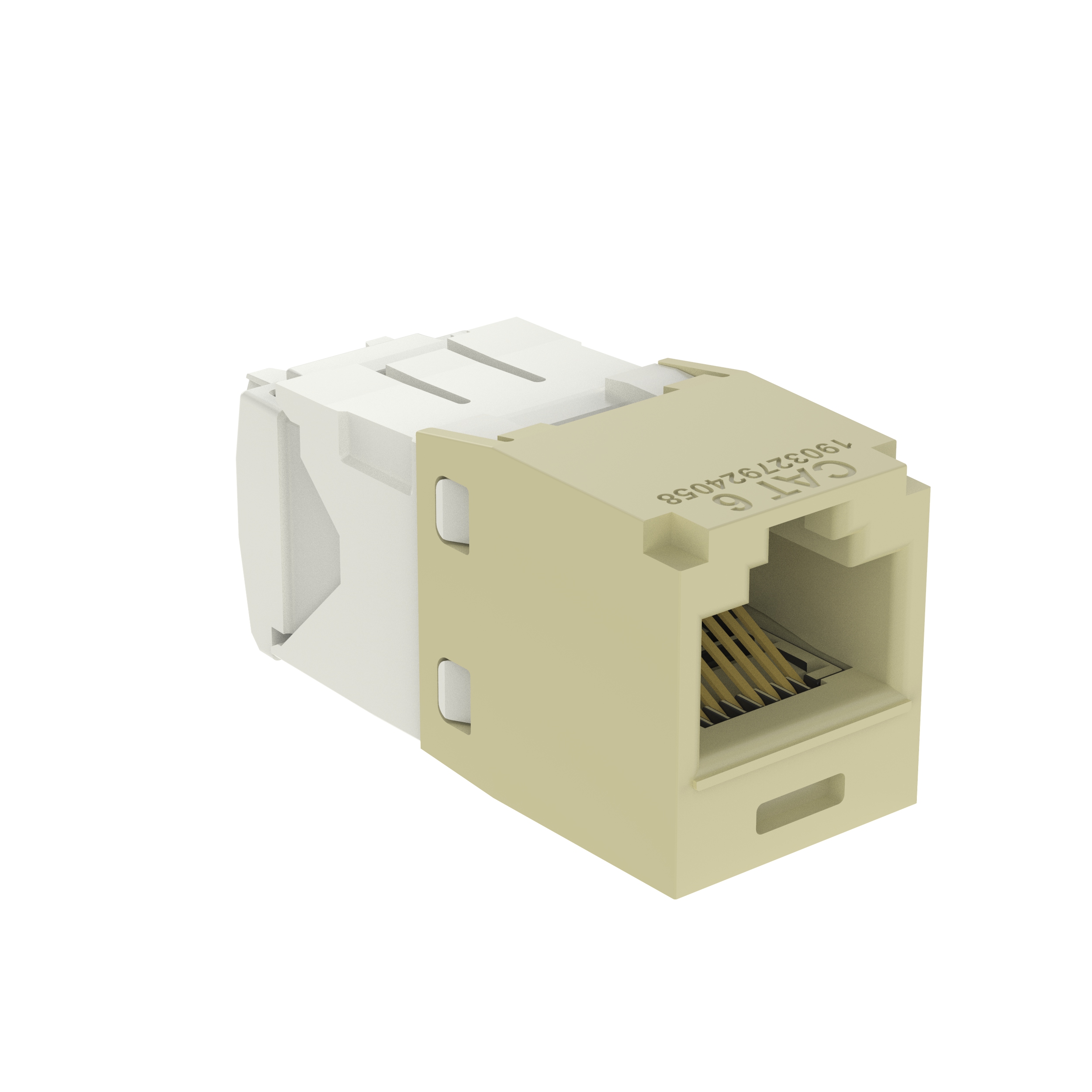 Mini-Com® UTP RJ45 Cat 6 TG Jack Modülü, EI