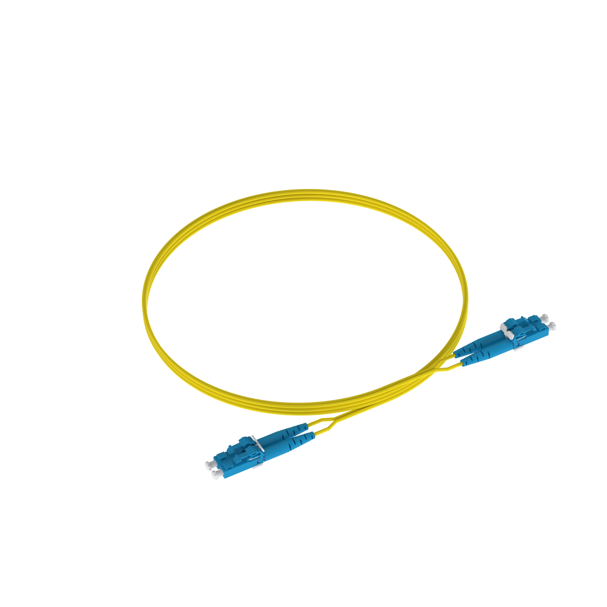 Opti-Core® 2 Fiber Patch Cord, OS1/OS2, LC Duplex, Riser