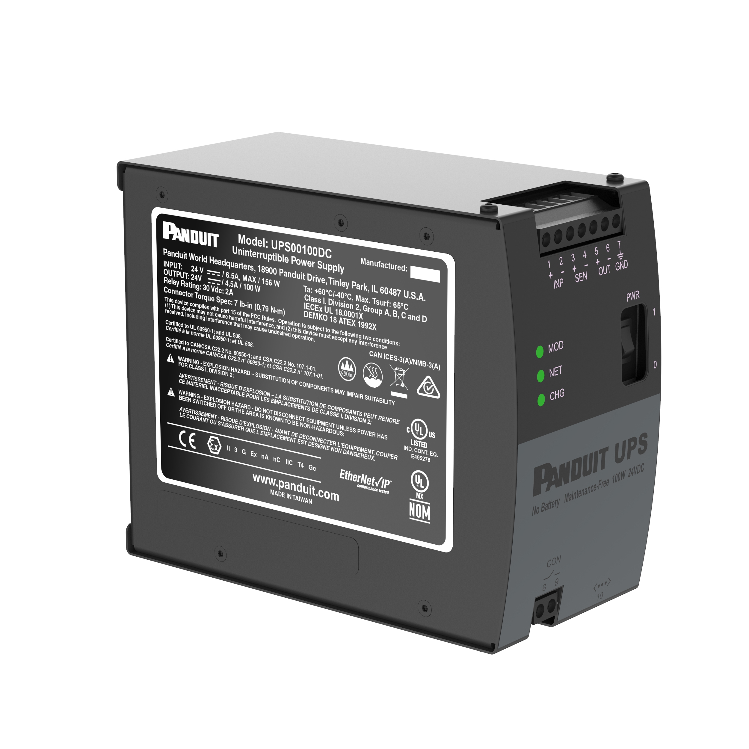 Kesintisiz Güç Kaynağı, 100 W, 24V DC