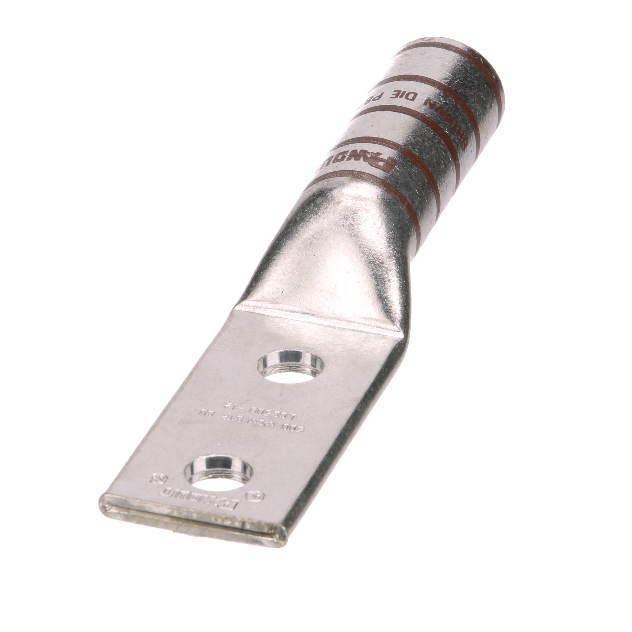 Bağlantı Muhafaza, 500, Kalay Kaplı Bakır, Düz, İki 12.7mm Somun, Paket 6