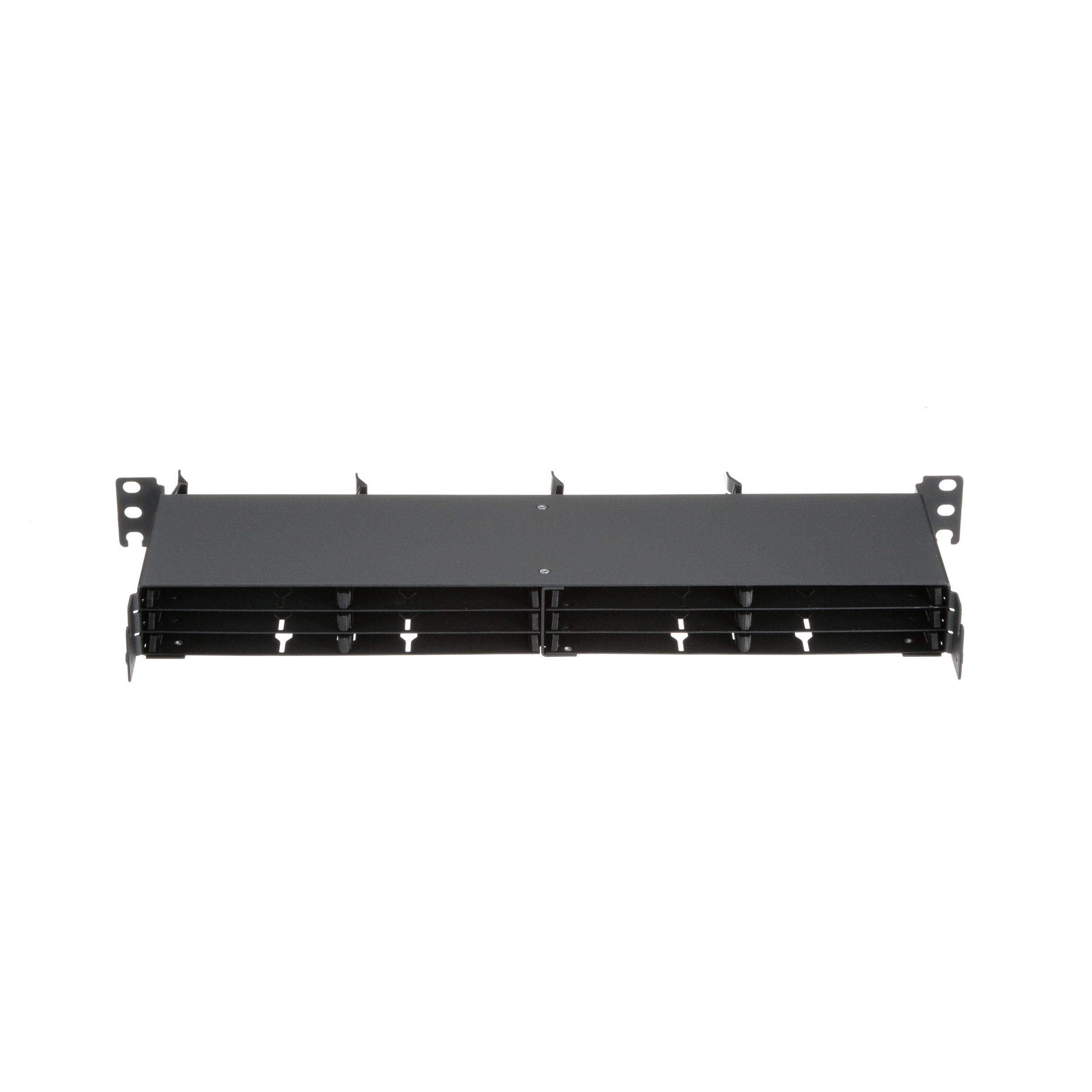 HD Flex™ Fiber Panel, 1 RU, 6 Port, Siyah