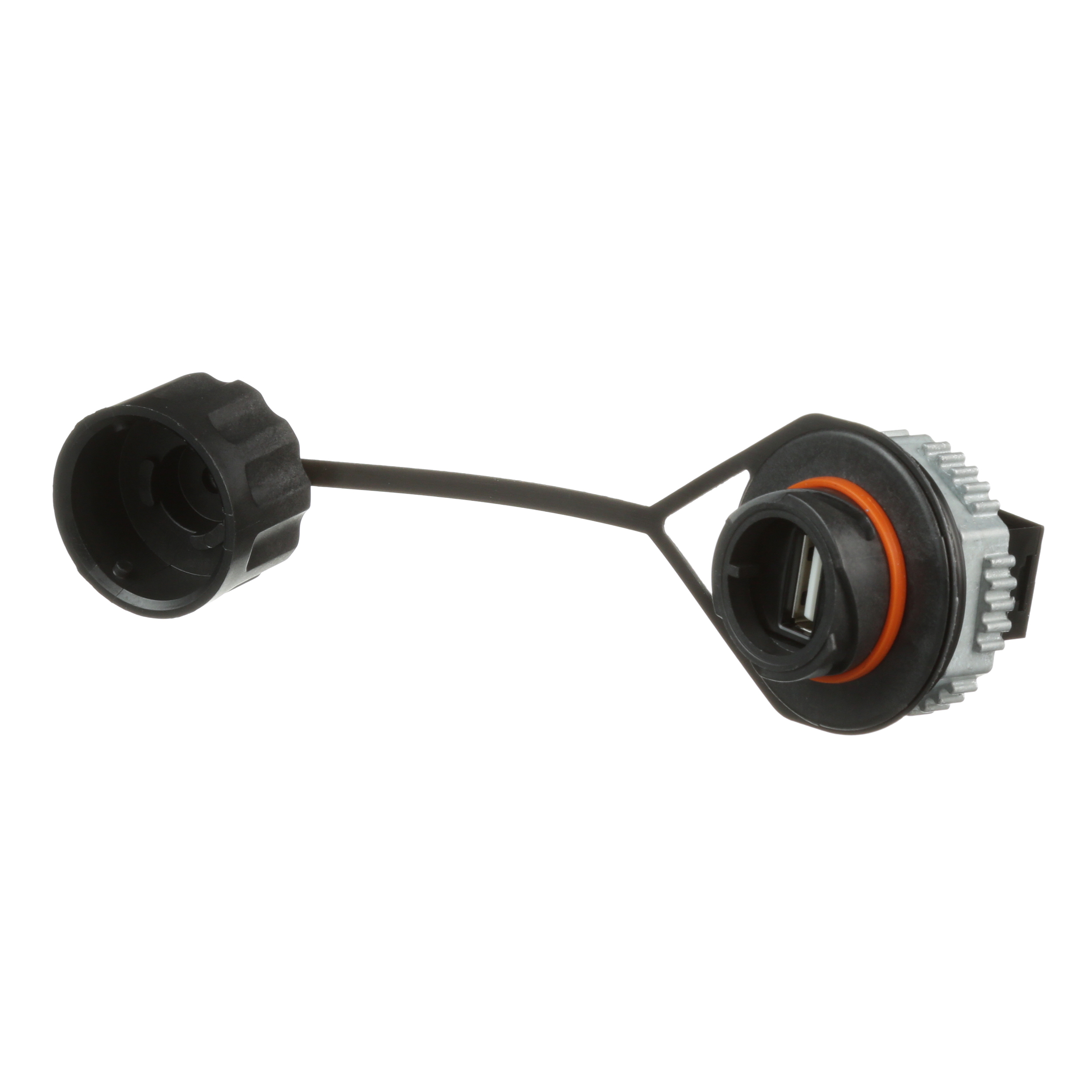 Industrial USB Female A-A 2.0 Bulkhead Coupler