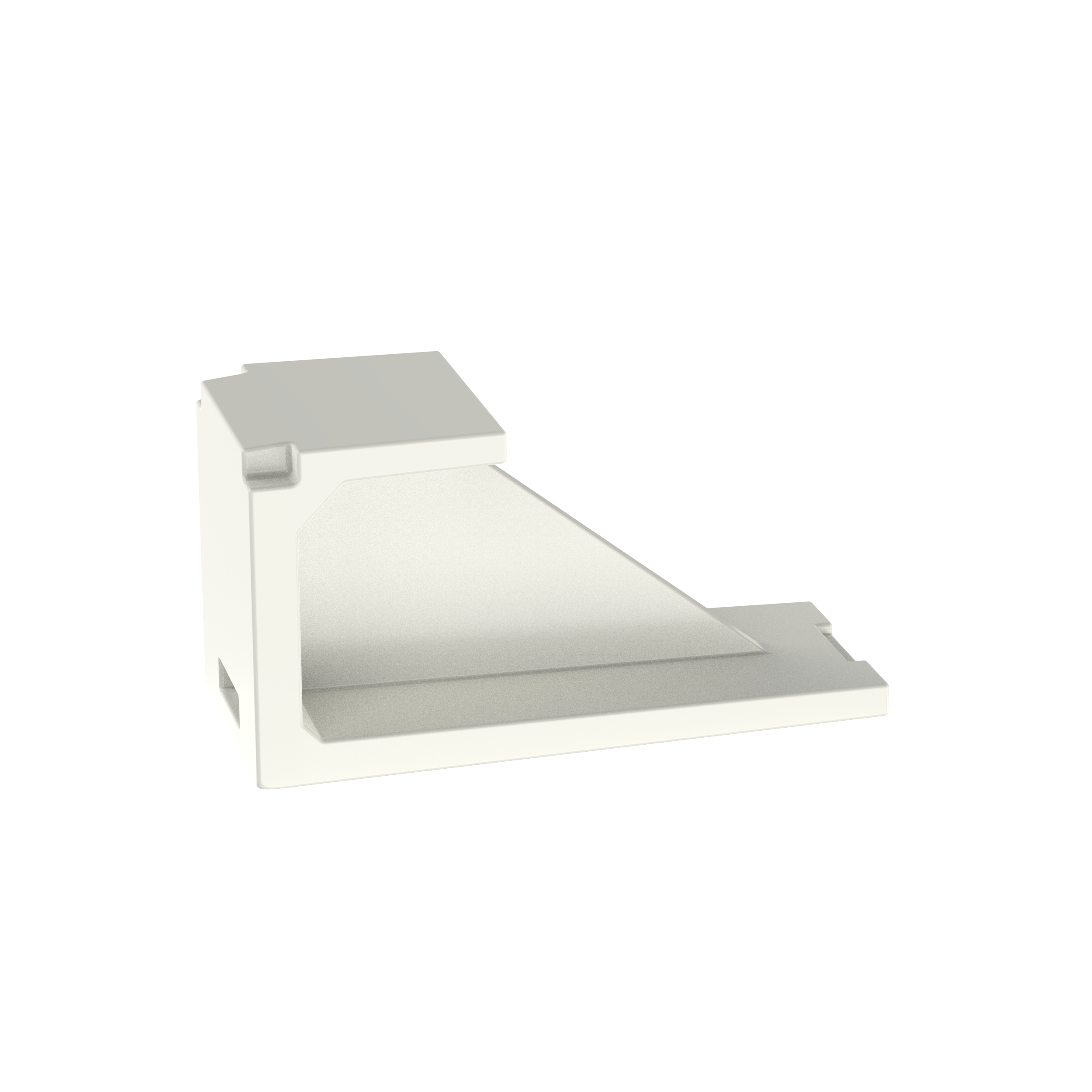 Mini-Com® Boş Modül, 1 Port, Krem Beyazı