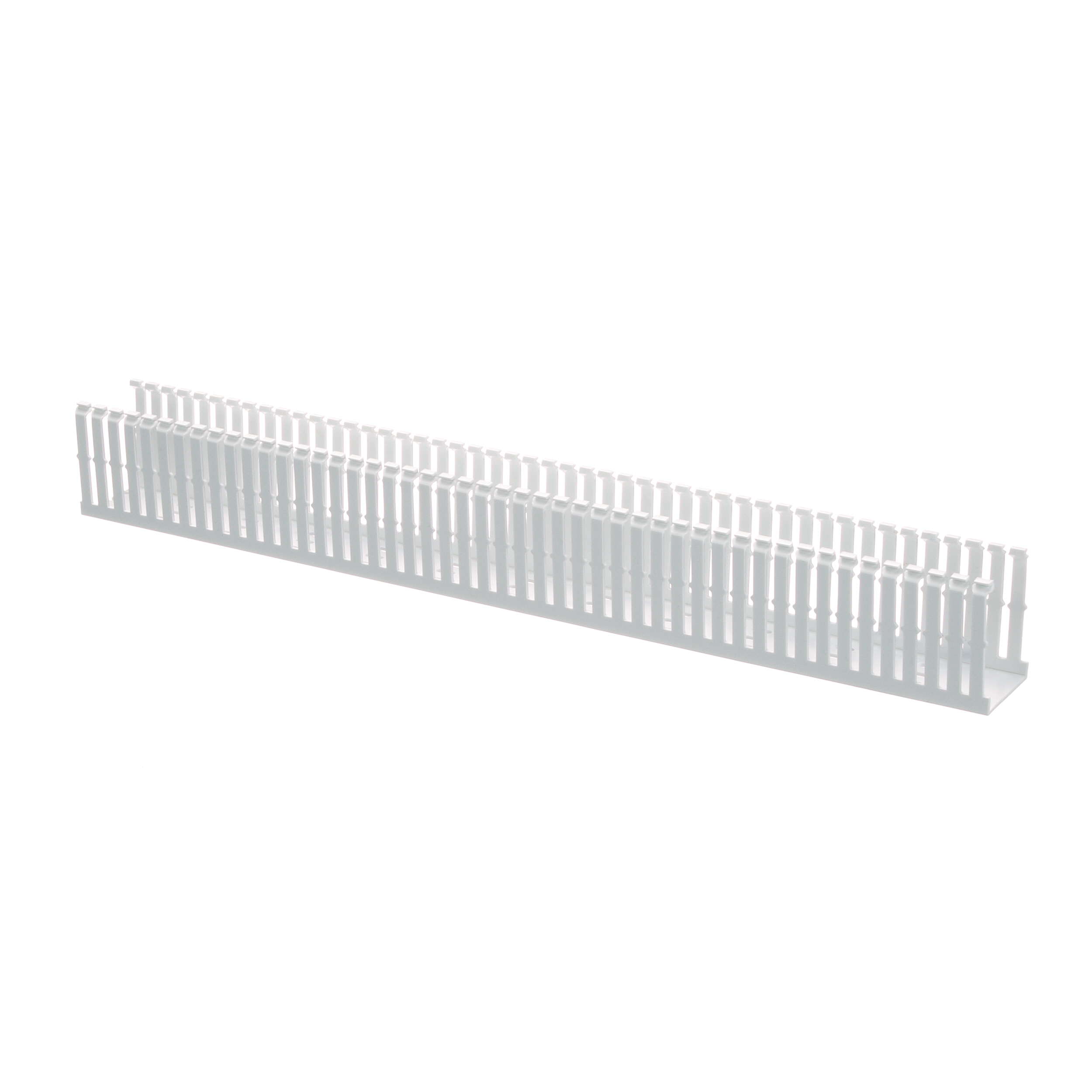 Dar Oluklu Kablo Kanalı, PVC, 2 İnç x 3 İnç x 6 Feet, Beyaz