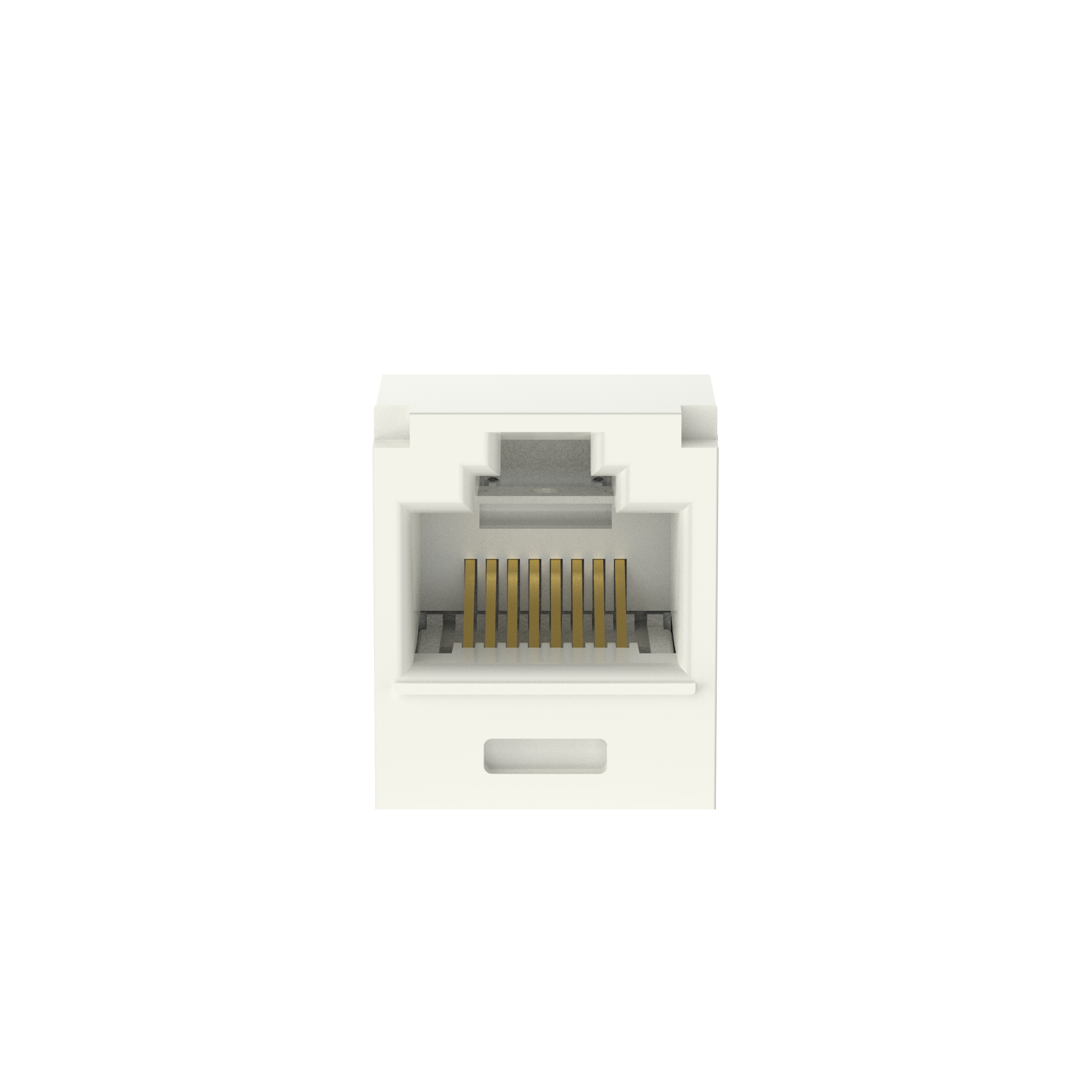 Mini-Com® UTP RJ45 Cat 6A TG Jack Modülü, IW