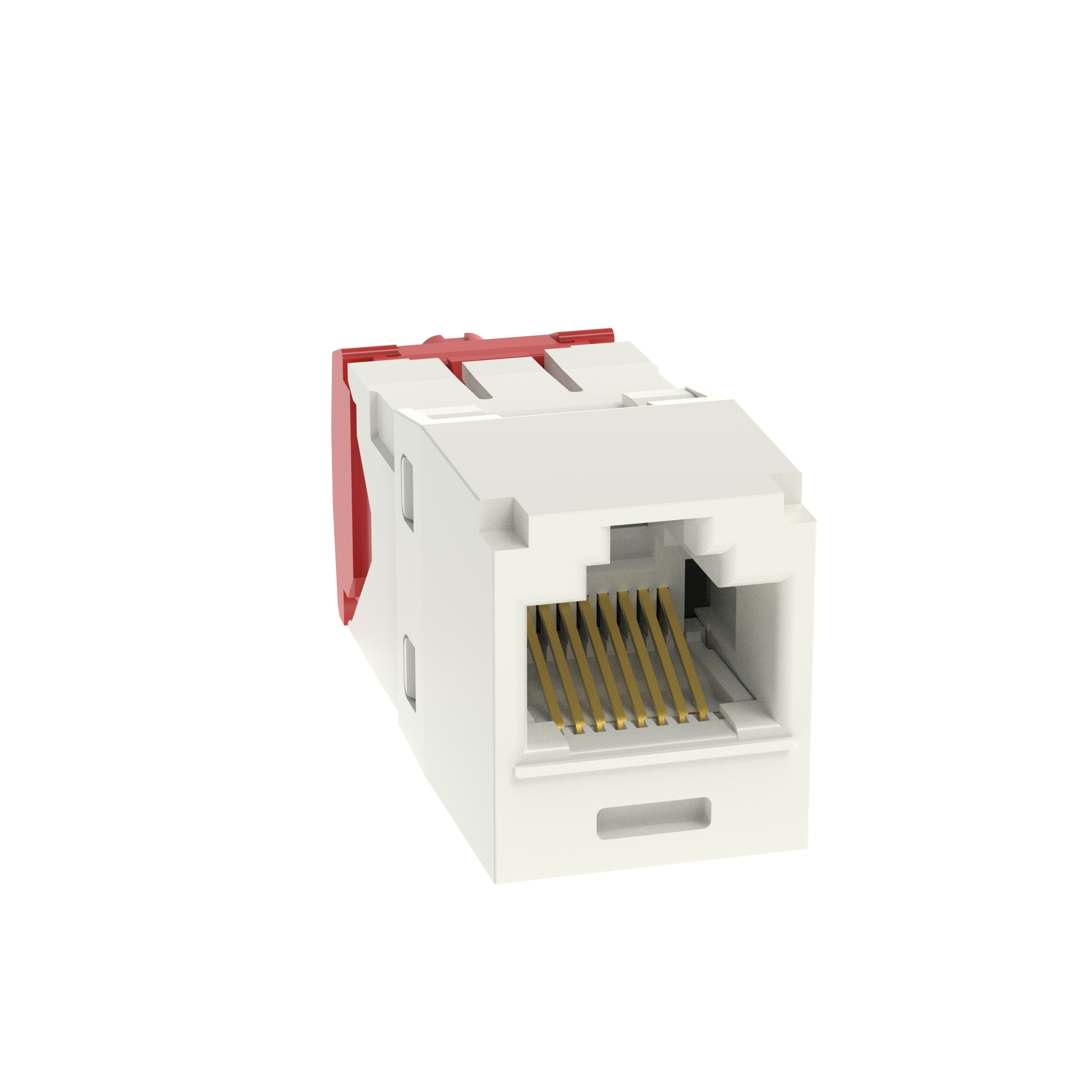 Mini-Com® UTP RJ45 Cat 5e TG Jack Modülü Korozyon Dayanımlı, Krem Rengi