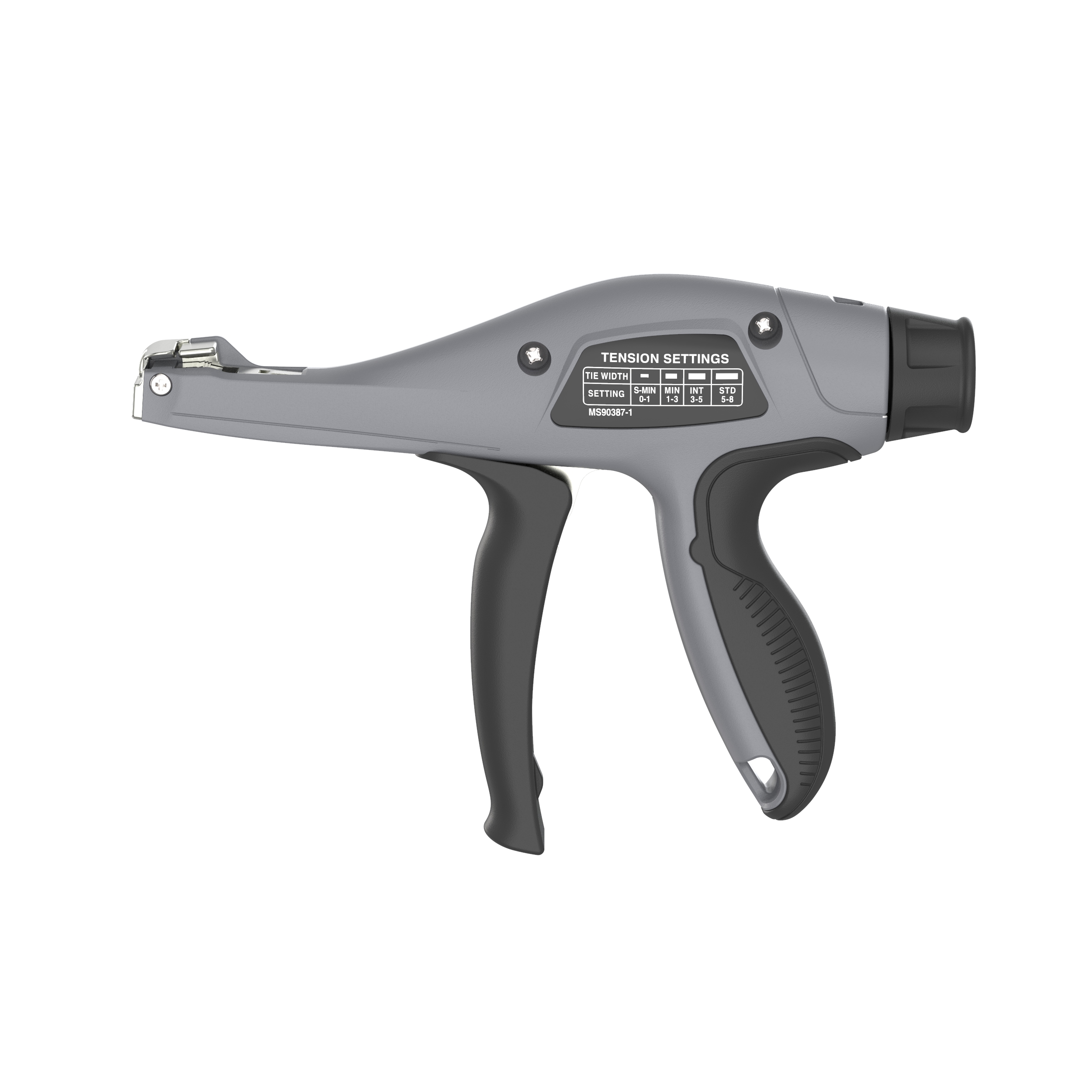 Cable Tie Hand Tool, Dark Gray, Black, 198.6x33.5mm, PK1