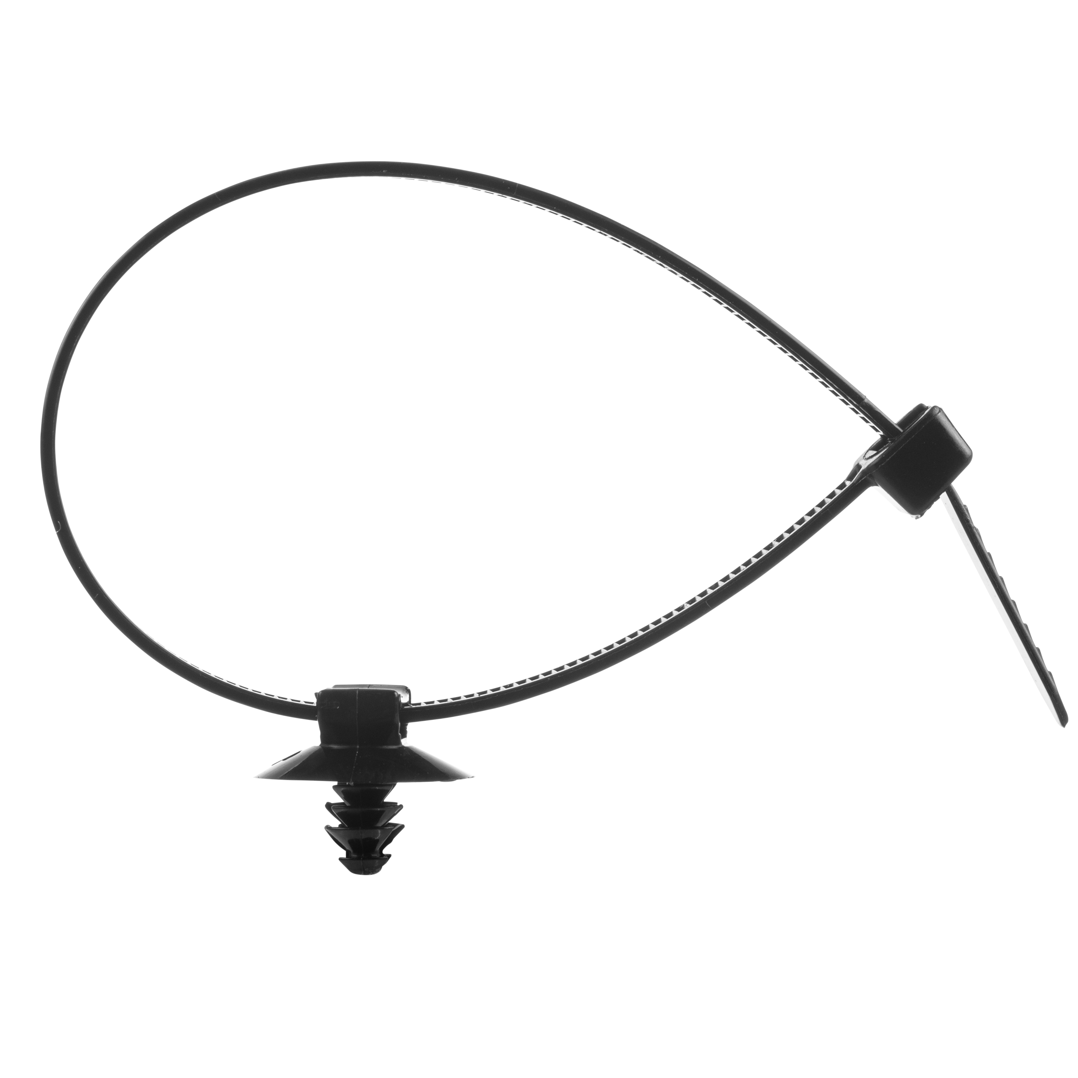 Fir Tree Push Mount Tie,PIR Recycled PA66, 0.12 in (3.0mm),PK500