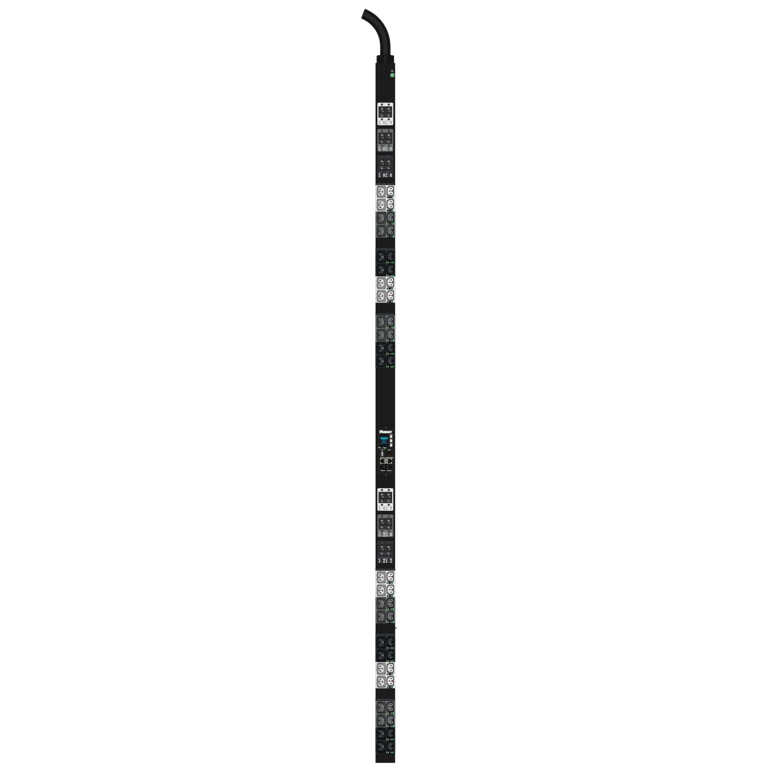 G6 MS Güç Dağıtım Birimi, 63A/60A, (24)C13/C15, (24)C13/15/C19/C21, IEC 60309 3P+N+E 6h