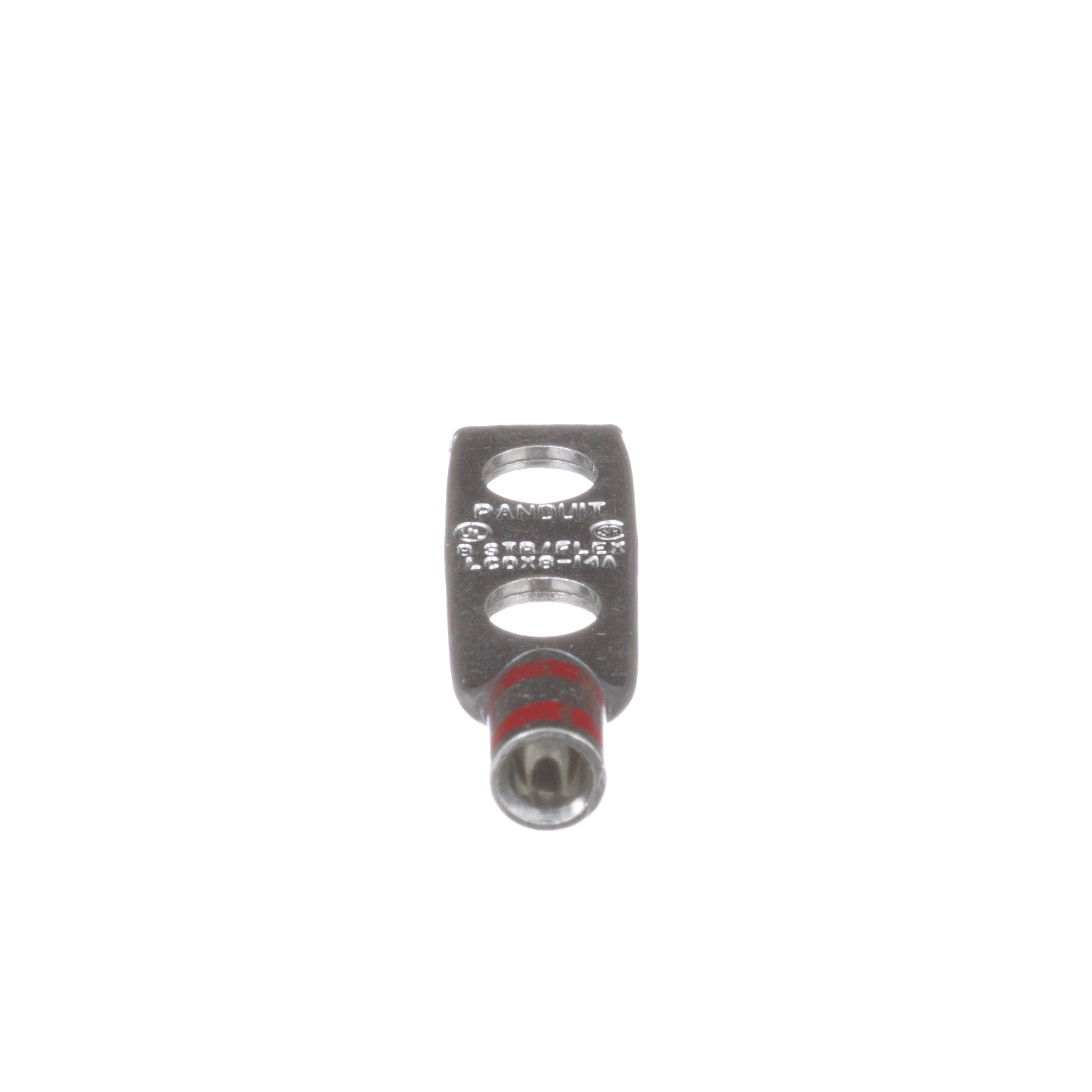 Comp Lug,Nickel/Silver Plt Copper, 4 AWG,One 1/4 inch Stud, PK50