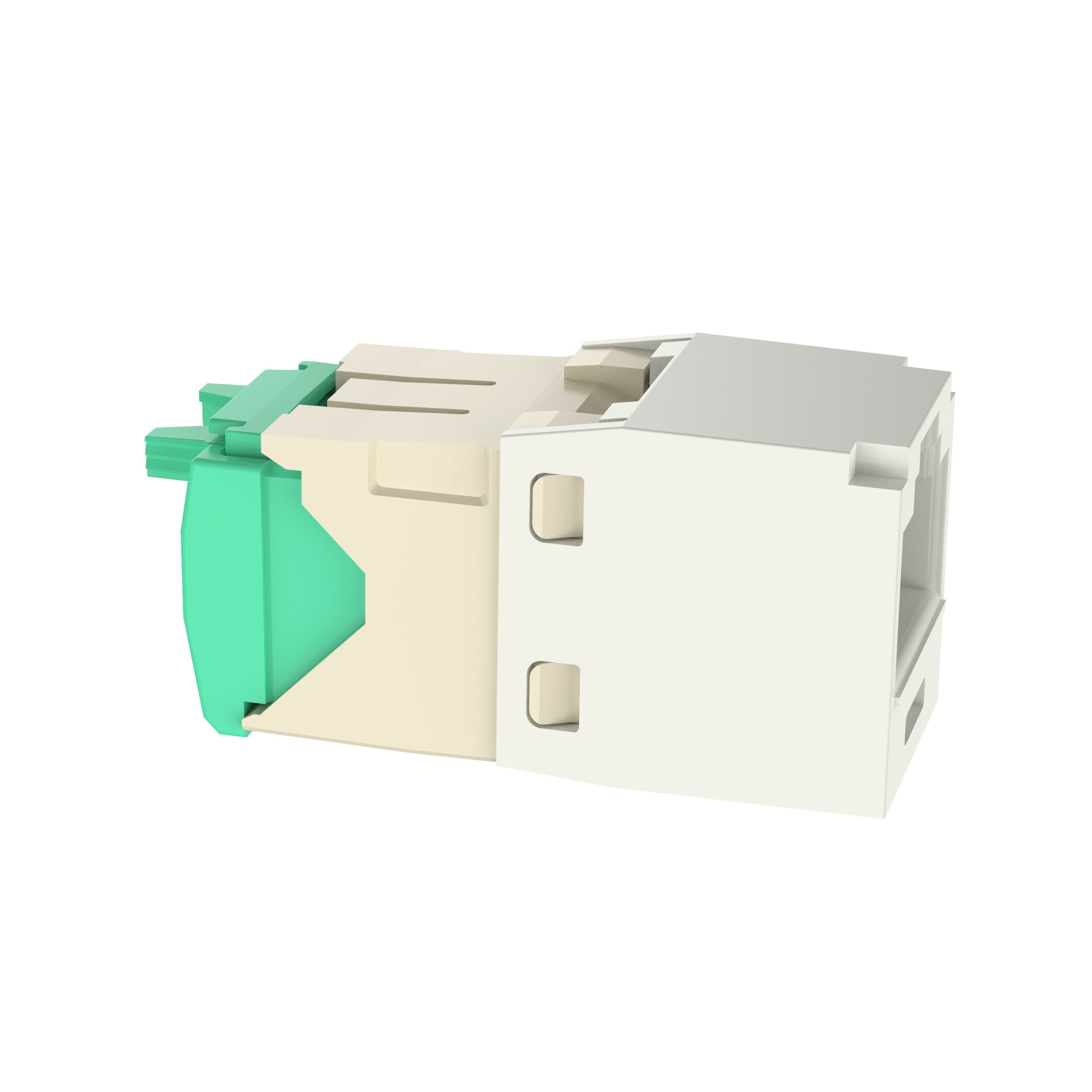 Mini-Com® UTP RJ45 Cat 6 TG Jak Modülü, Krem Beyazı
