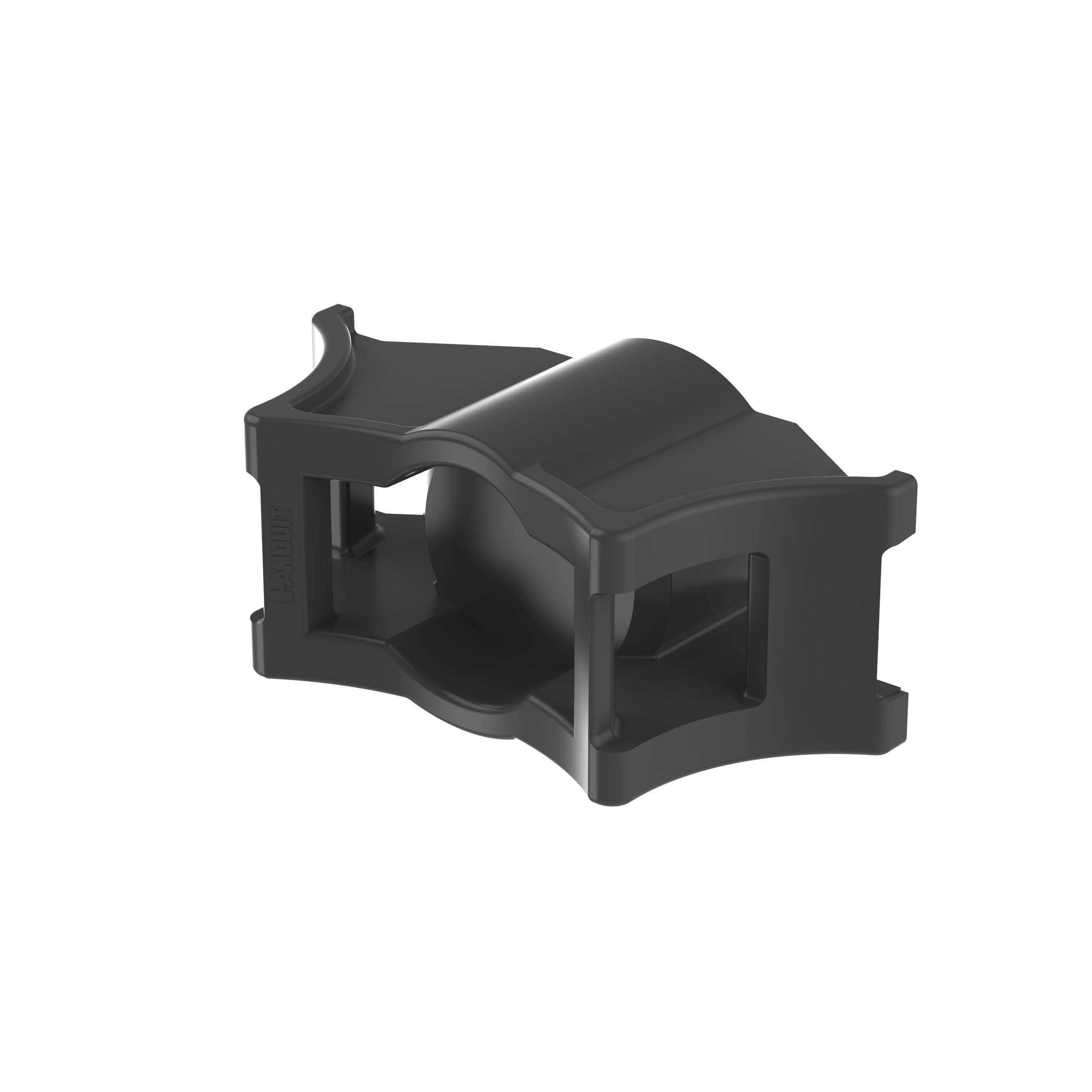 Ağır Hizmet Bolt Montaj, Siyah, Yüksek Isı/UV PA 6.6, 59x25.4mm, 500'lü Paket