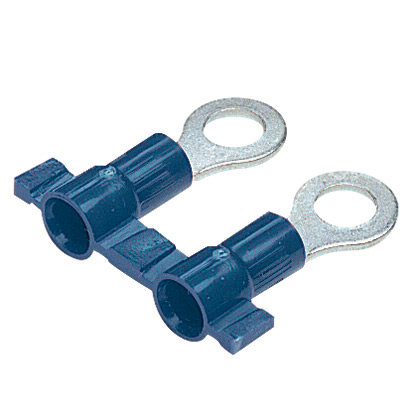 Halka Terminal, Dar, Mavi, Vinil, 3.8mm Çaplı, 1.5-2.5mm² Kablo, 3000'lü Paket