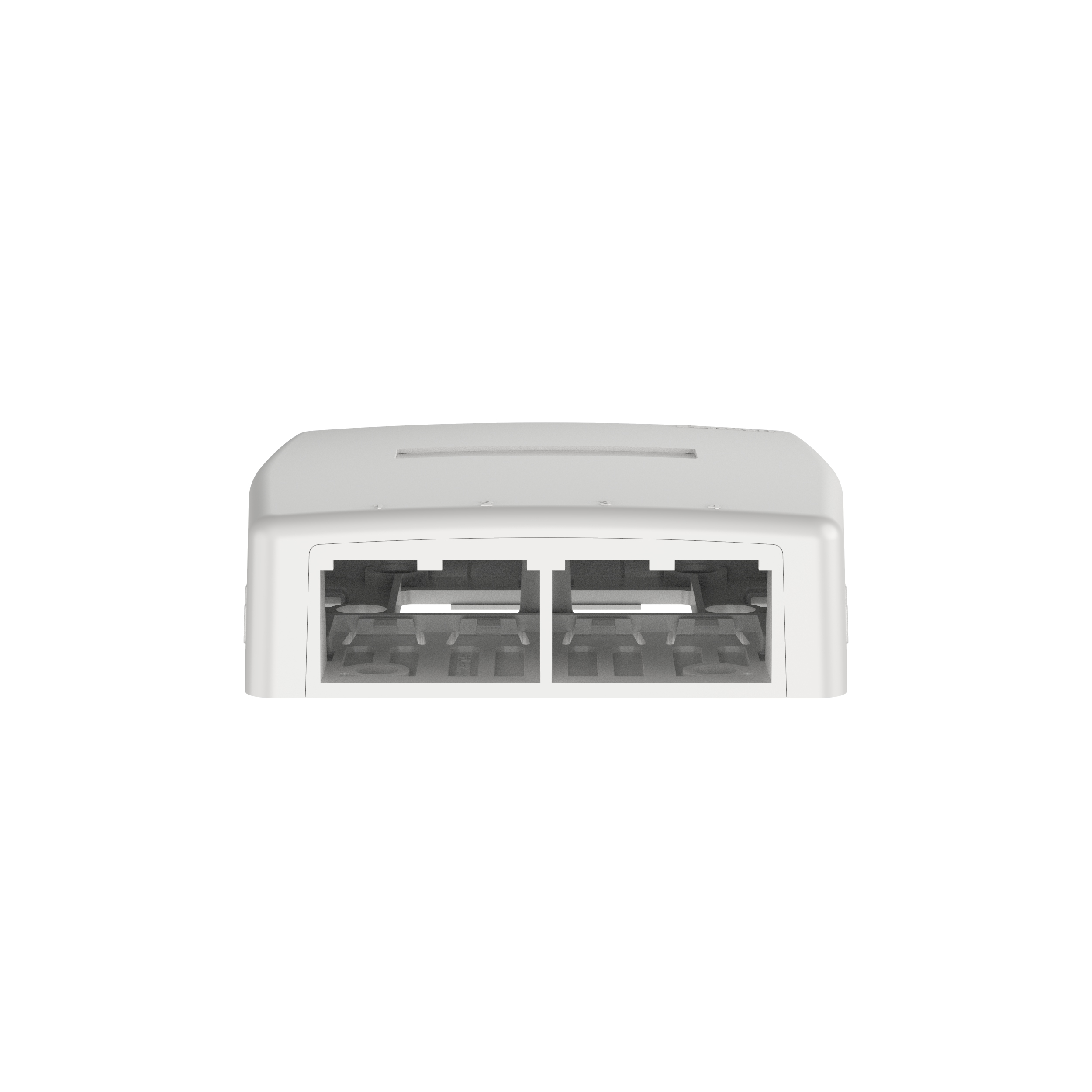 Mini-Com® Yüzey Montaj Kutusu, 4 Port, Krem Beyazı