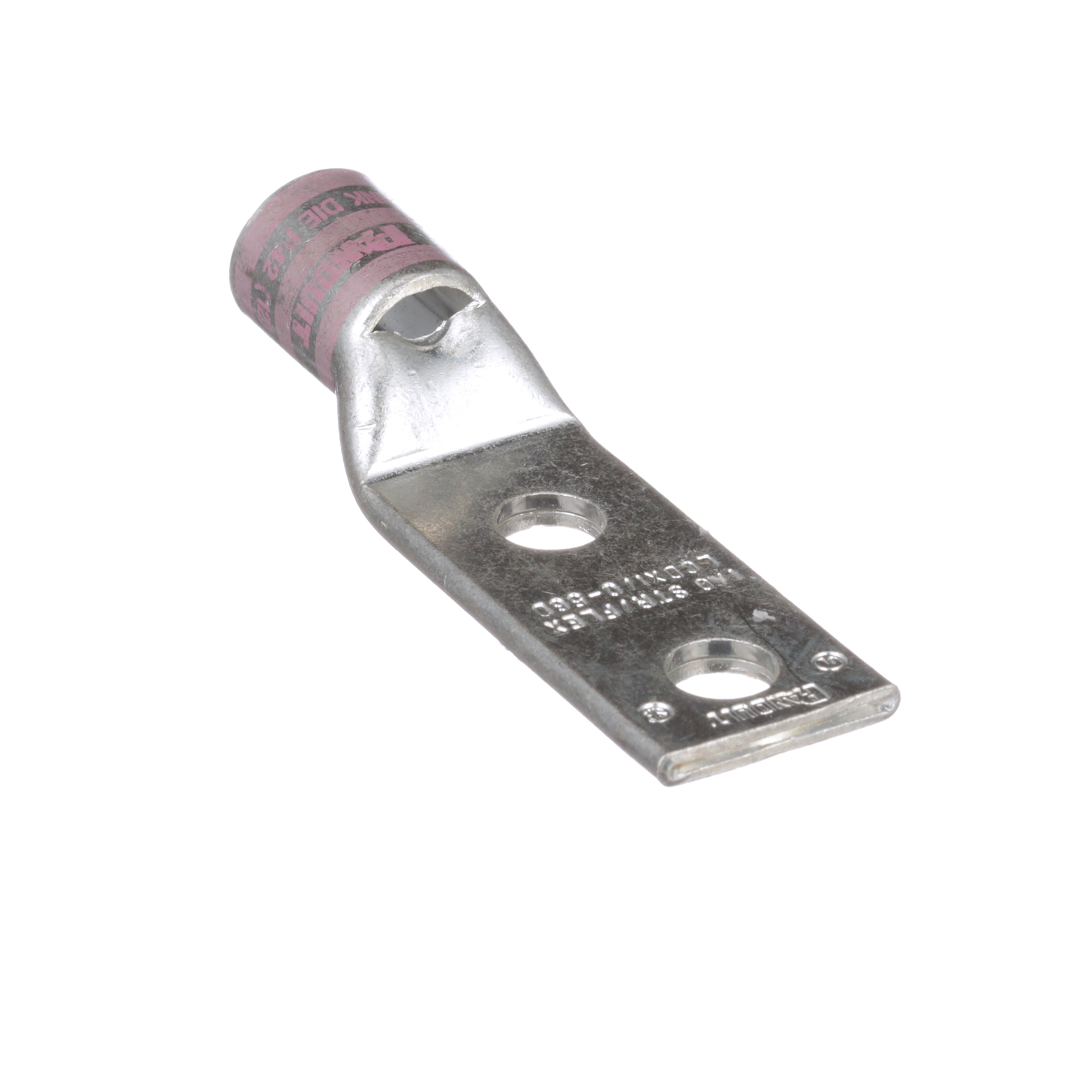 CuLugF,2Hole,1/0AWG,5/16,1PKG10"