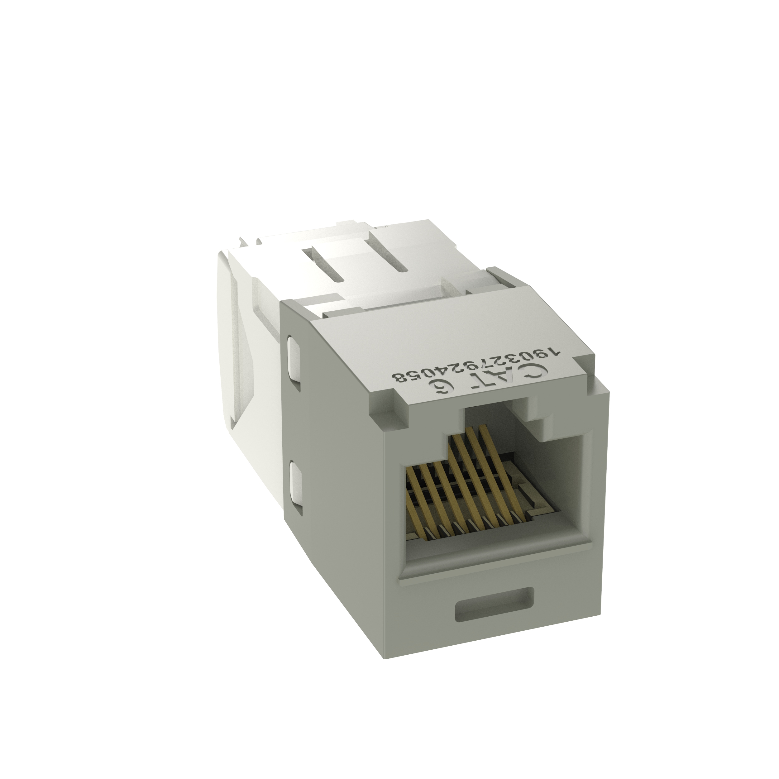 Mini-Com® UTP RJ45 Cat 6 TG Jack Module, IG