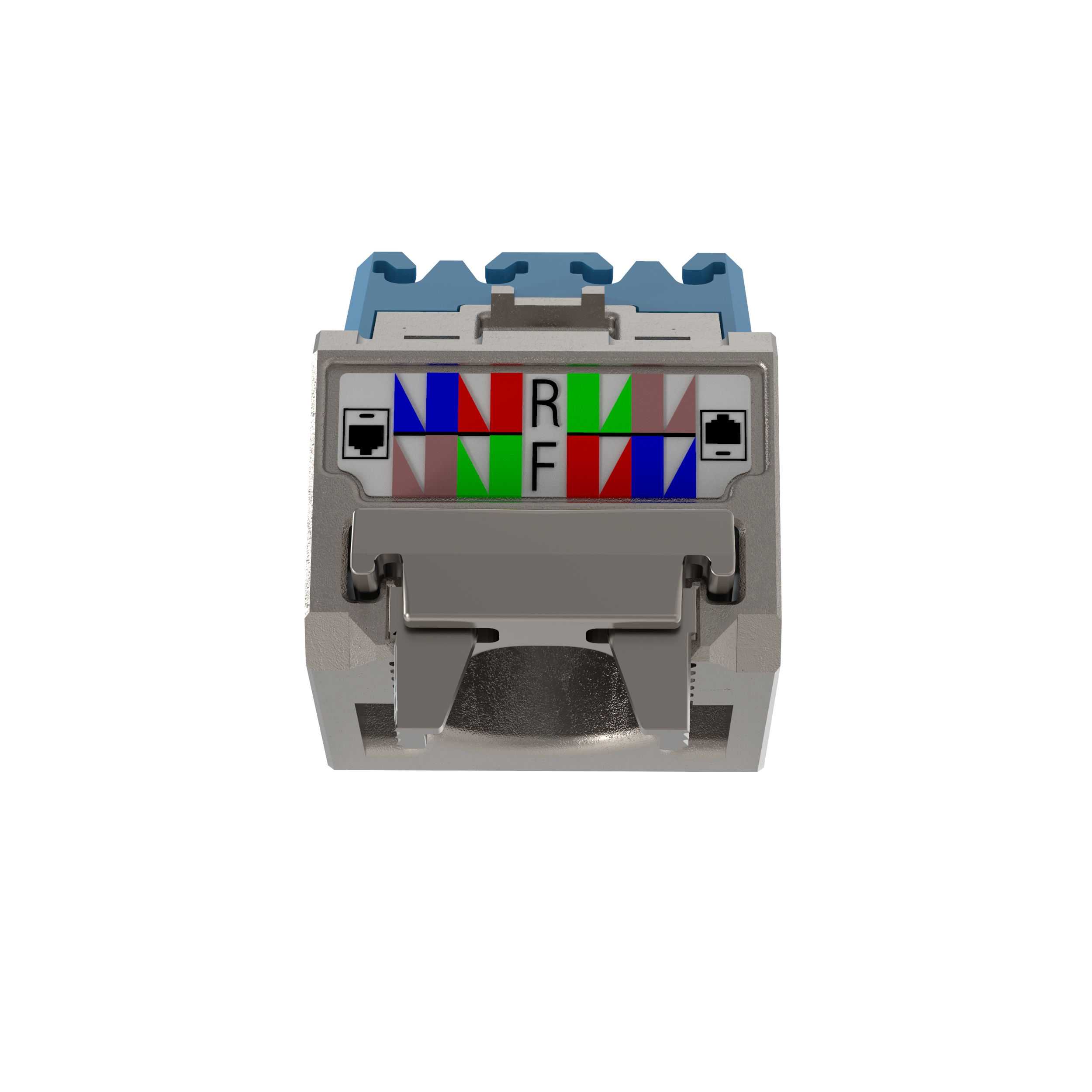 45° Angled Wire Cap for Cat 6A Shielded TG Jack