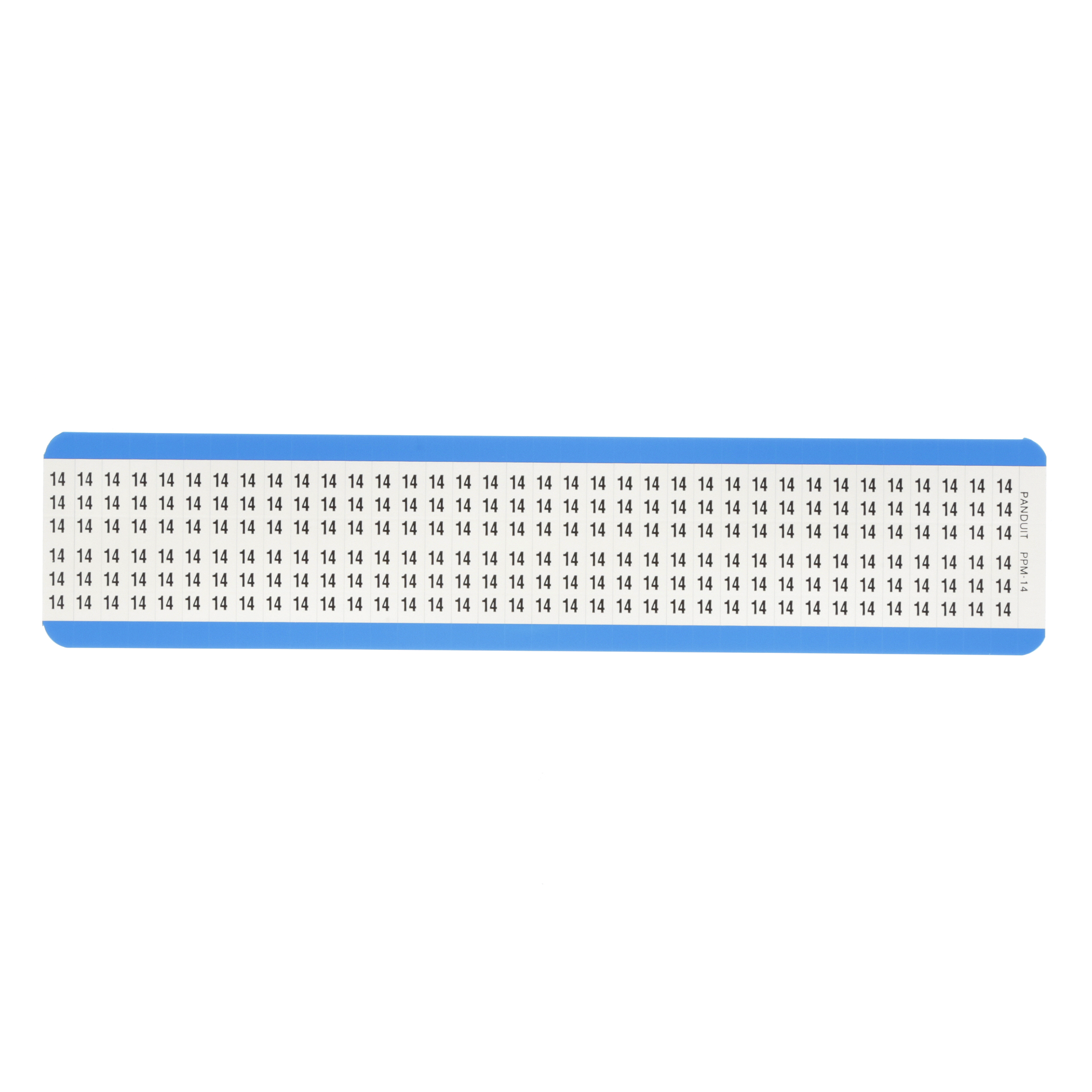 Ön Yazdırılmış İşaretler, Yüksek Sıcaklık, .25"x1.5", 14, Beyaz