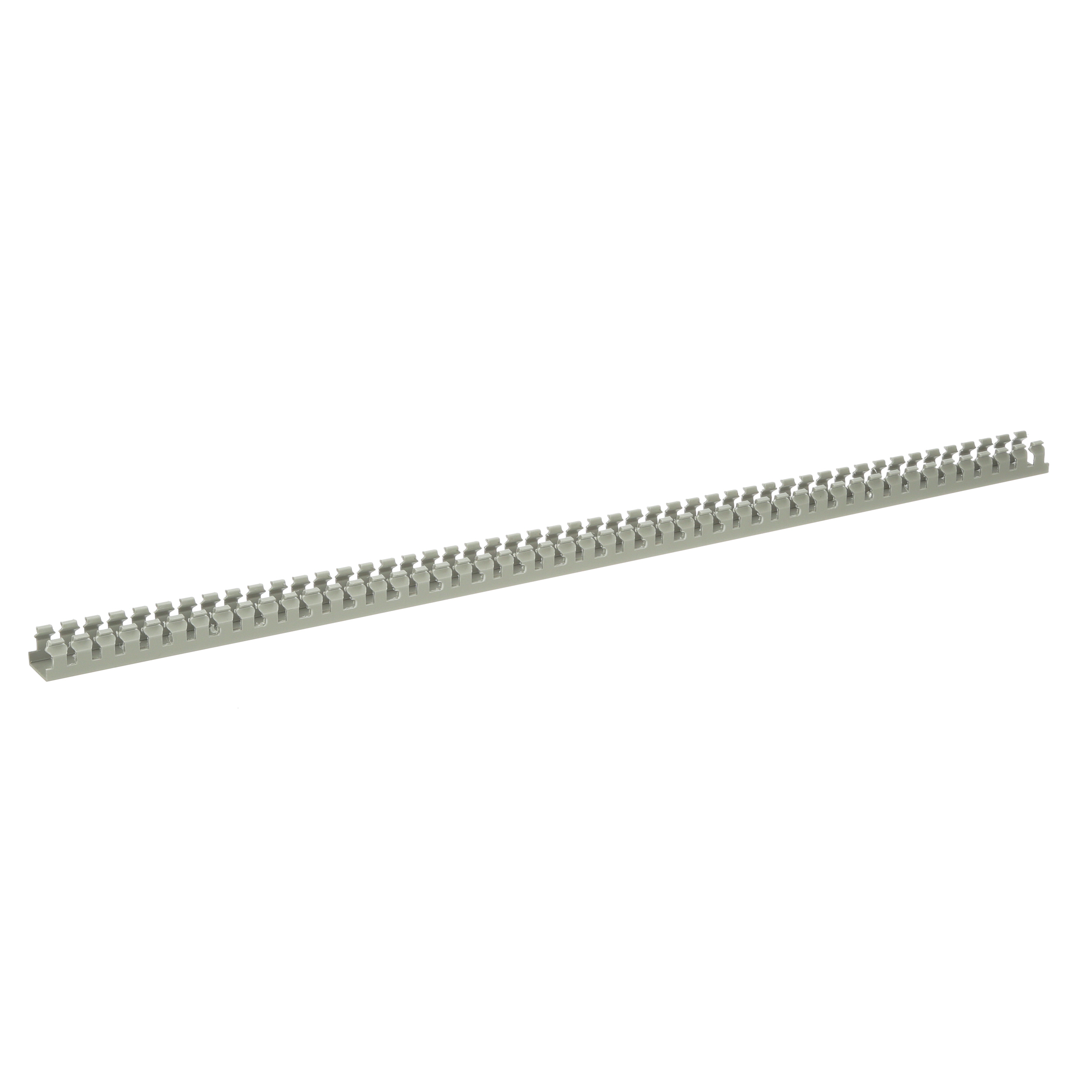 Oluklu Metrik Kablo Kanalı, PVC, 25mm x 25mm x 2M, Açık Gri, 2'li Paket
