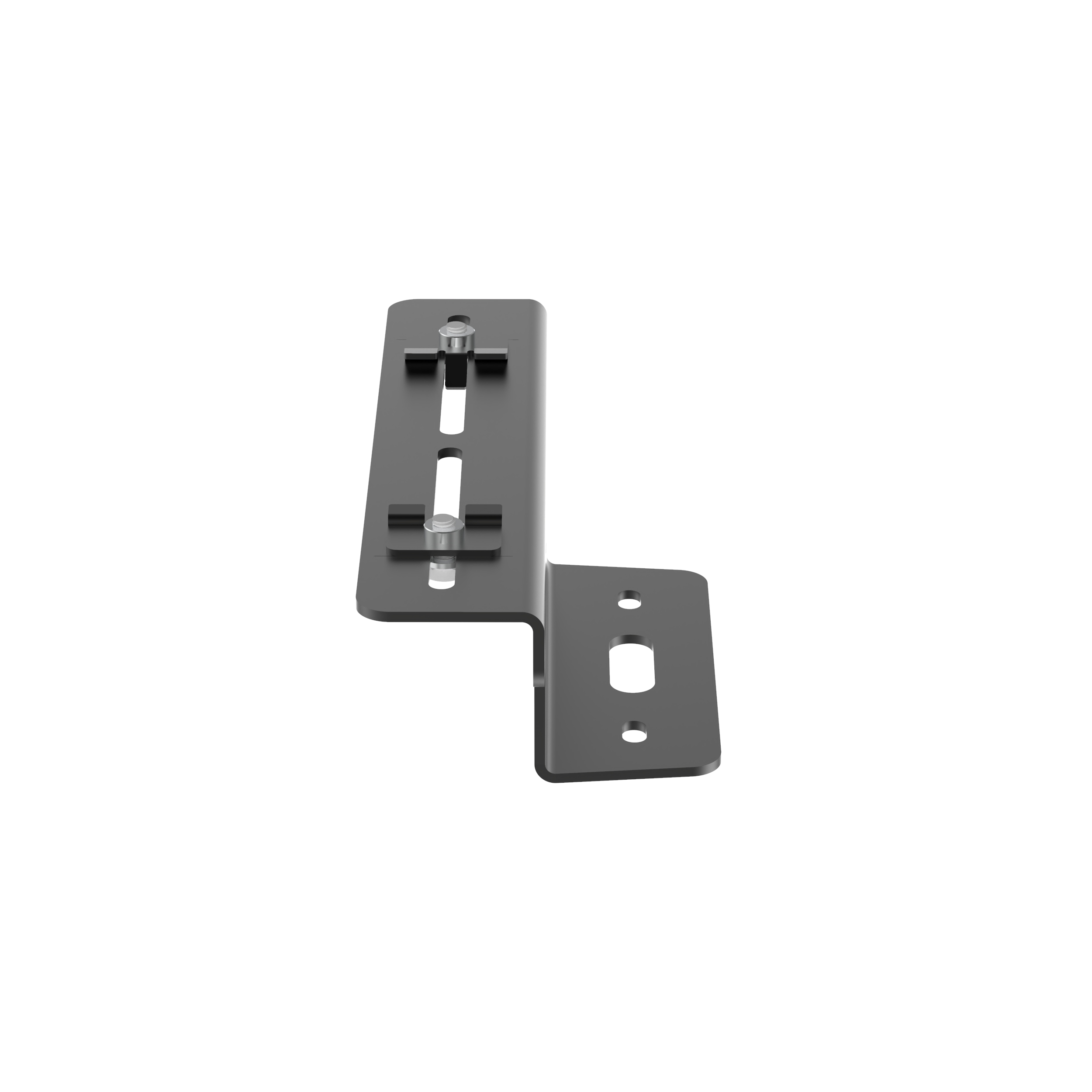 6x4 ve 4x4 Sistemleri için, 12mm Dişli Çubuklu Braket Destek, Siyah