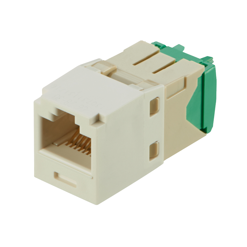 UTP RJ45 Cat 6 28/30 AWG Dişi Bağlantı Modülü, Beyaz