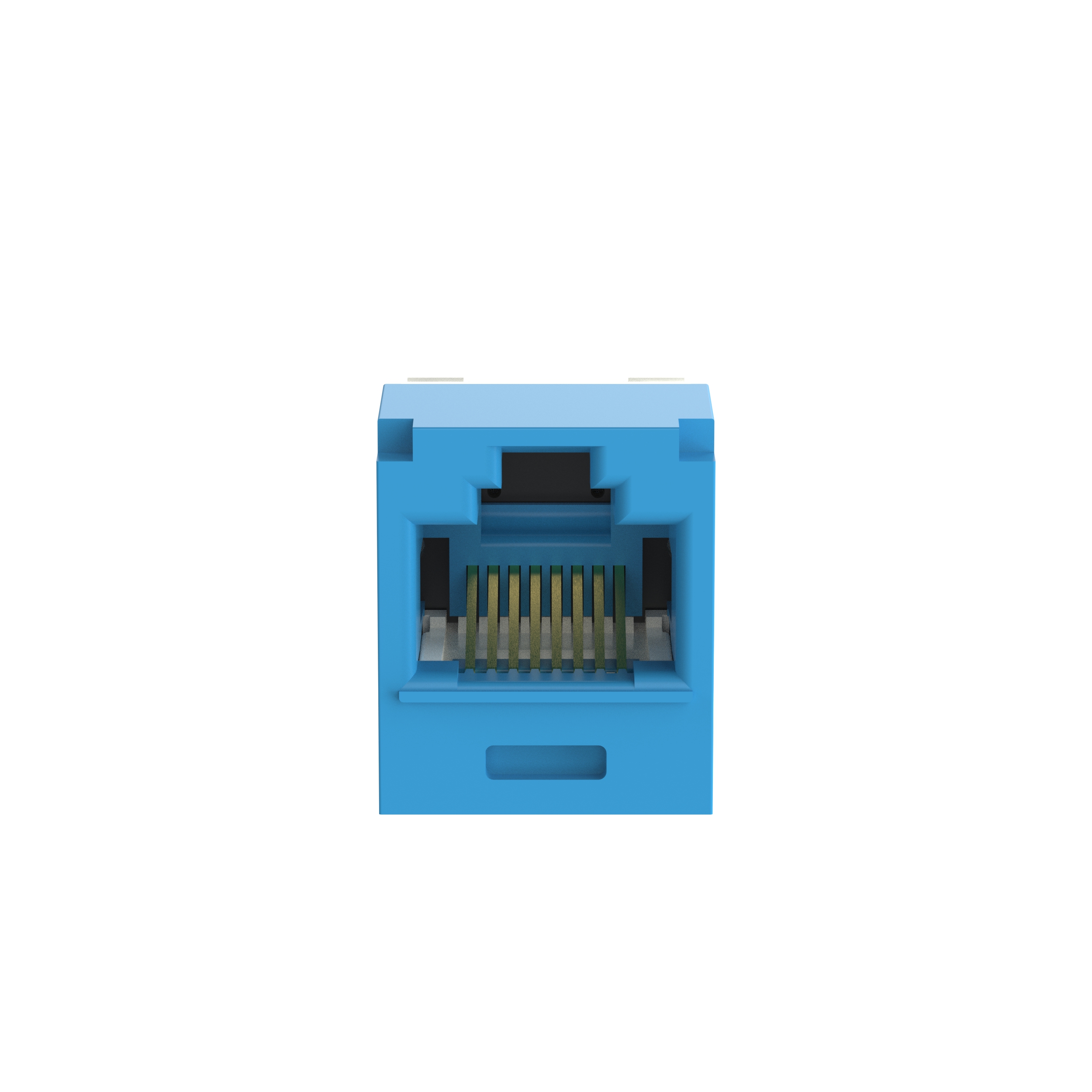 Mini-Com® UTP RJ45 Cat 6 TG Jack Module Corrosion Resistant, Blue
