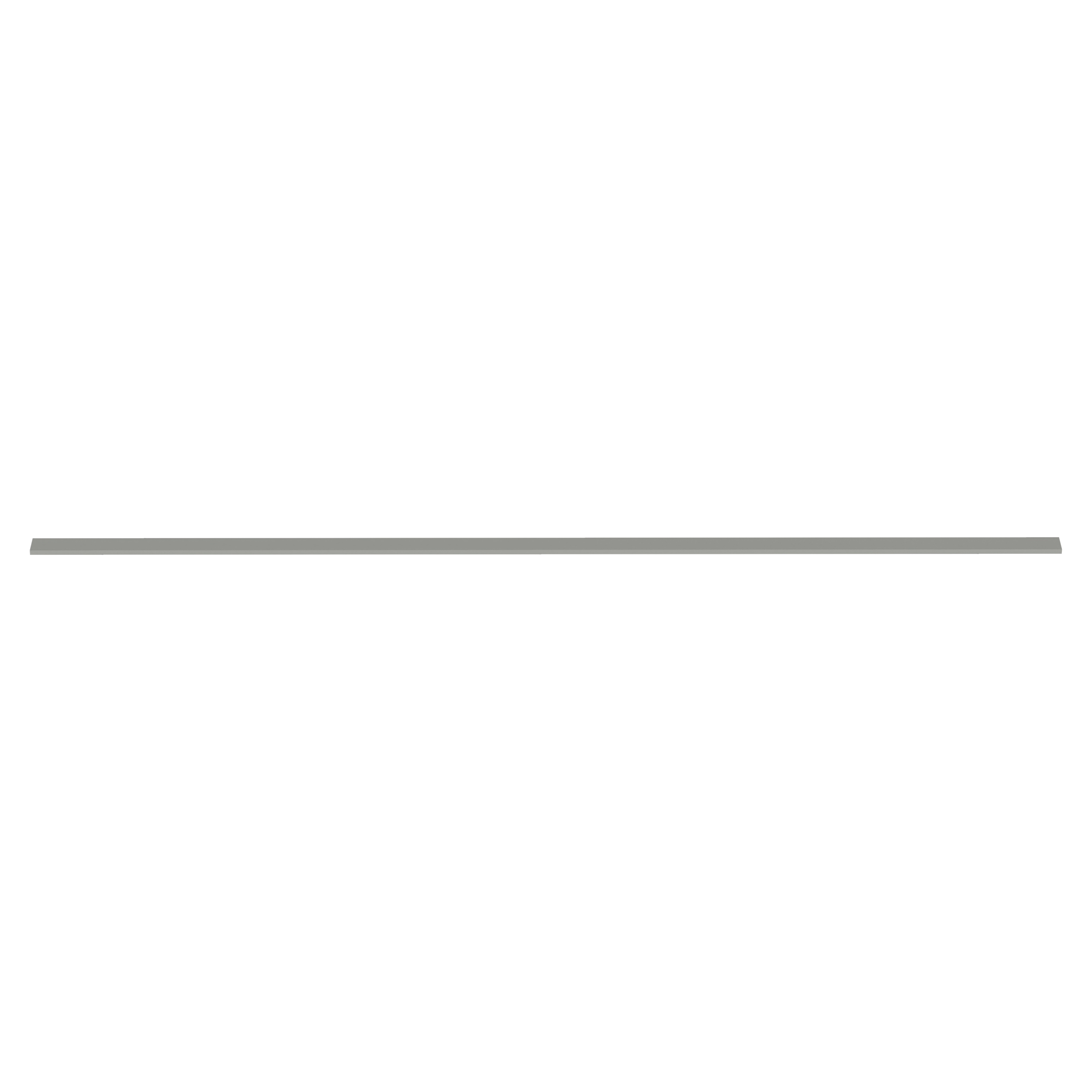 Düz Kanal Kapağı film ile, Açık Gri, PVC, 8.9x44.5mm